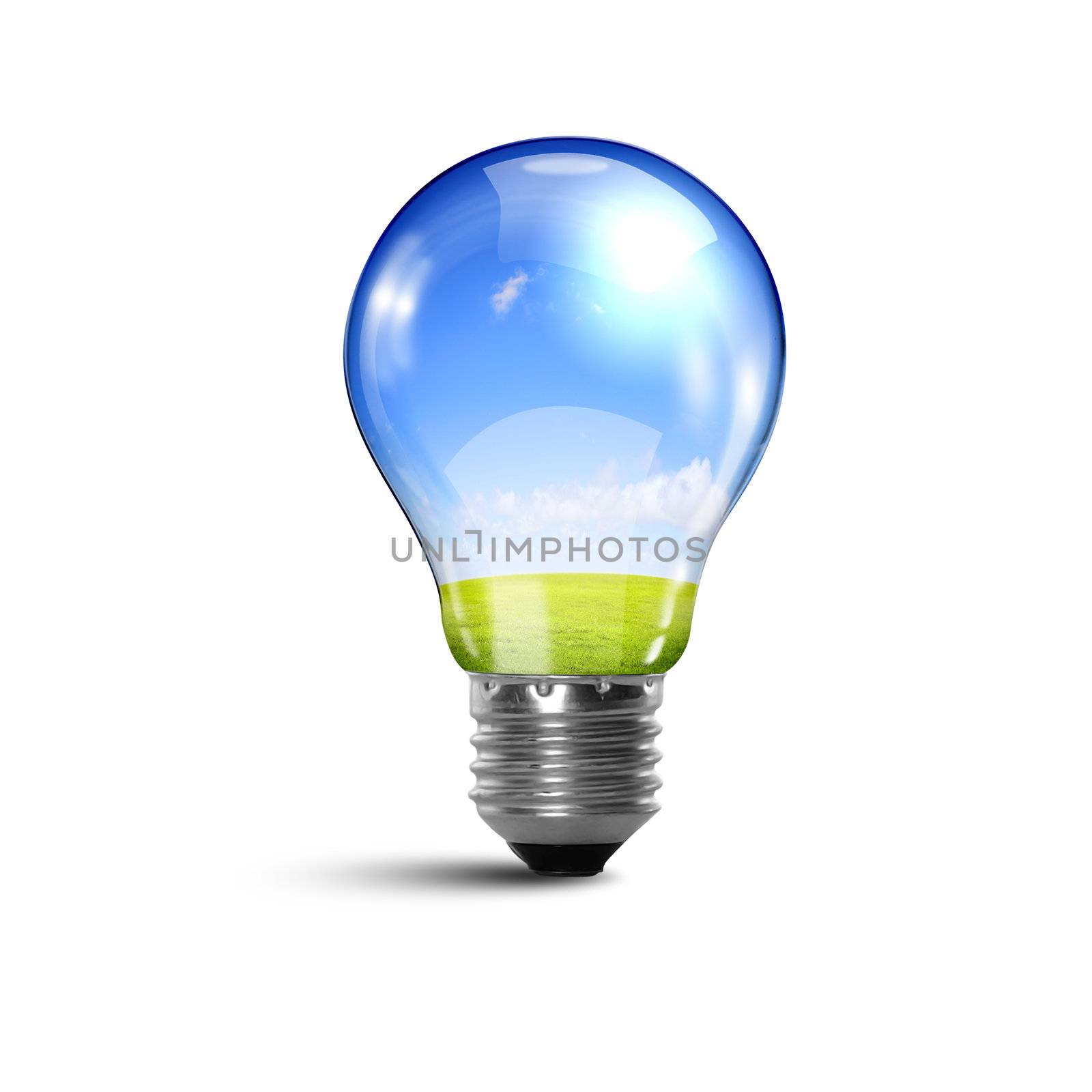 Ecology bulb light by sergey_nivens