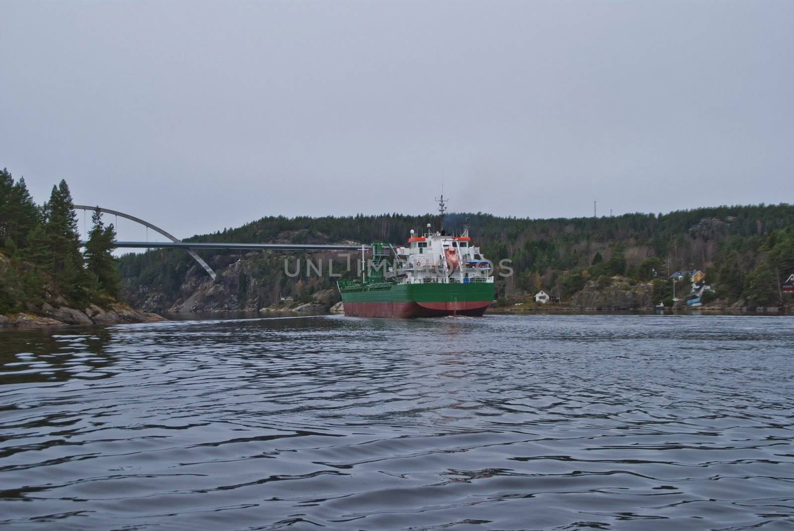 cargo ship in ringdalsfjord, image 6 by steirus
