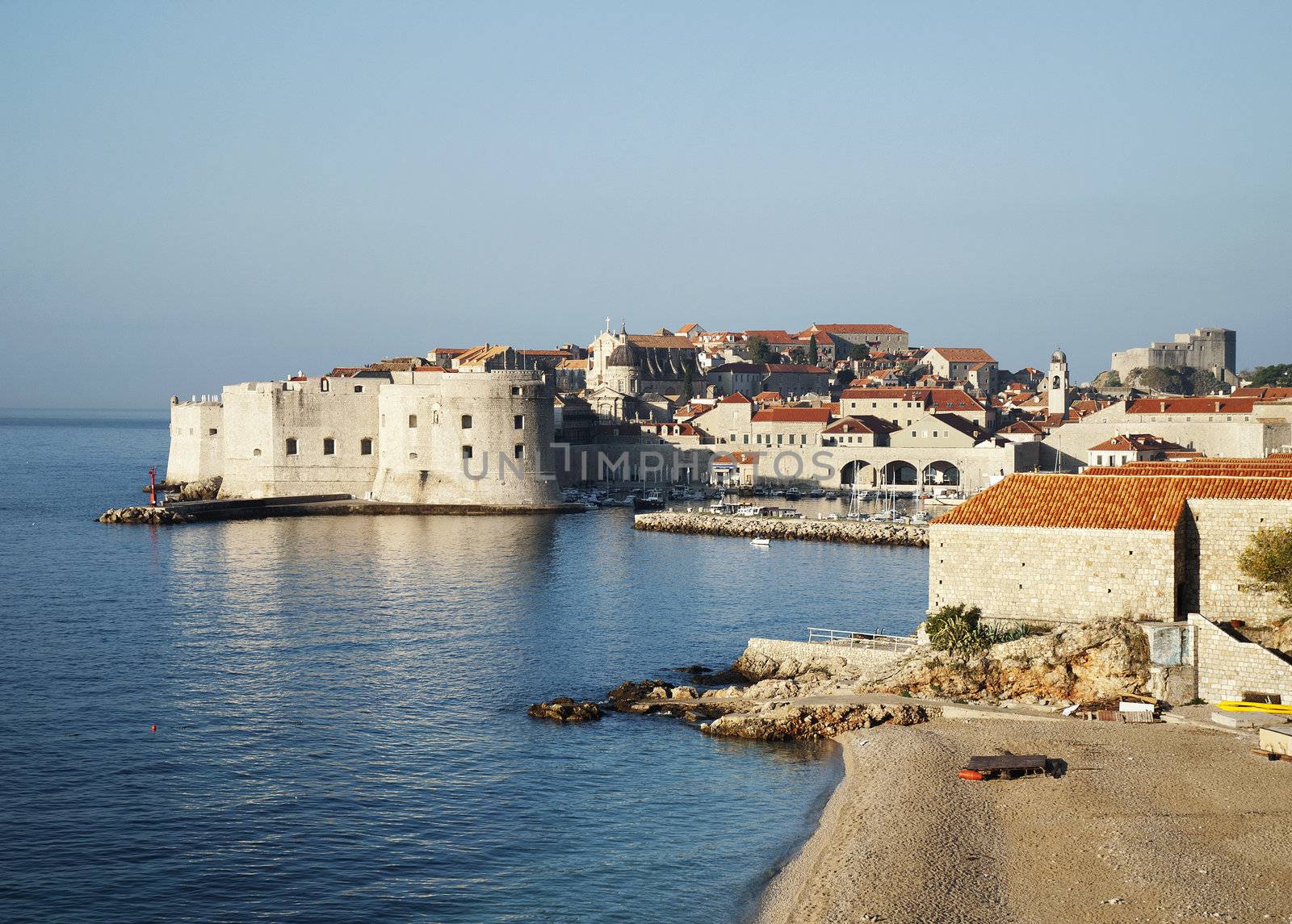 dubrovnik walled city in croatia