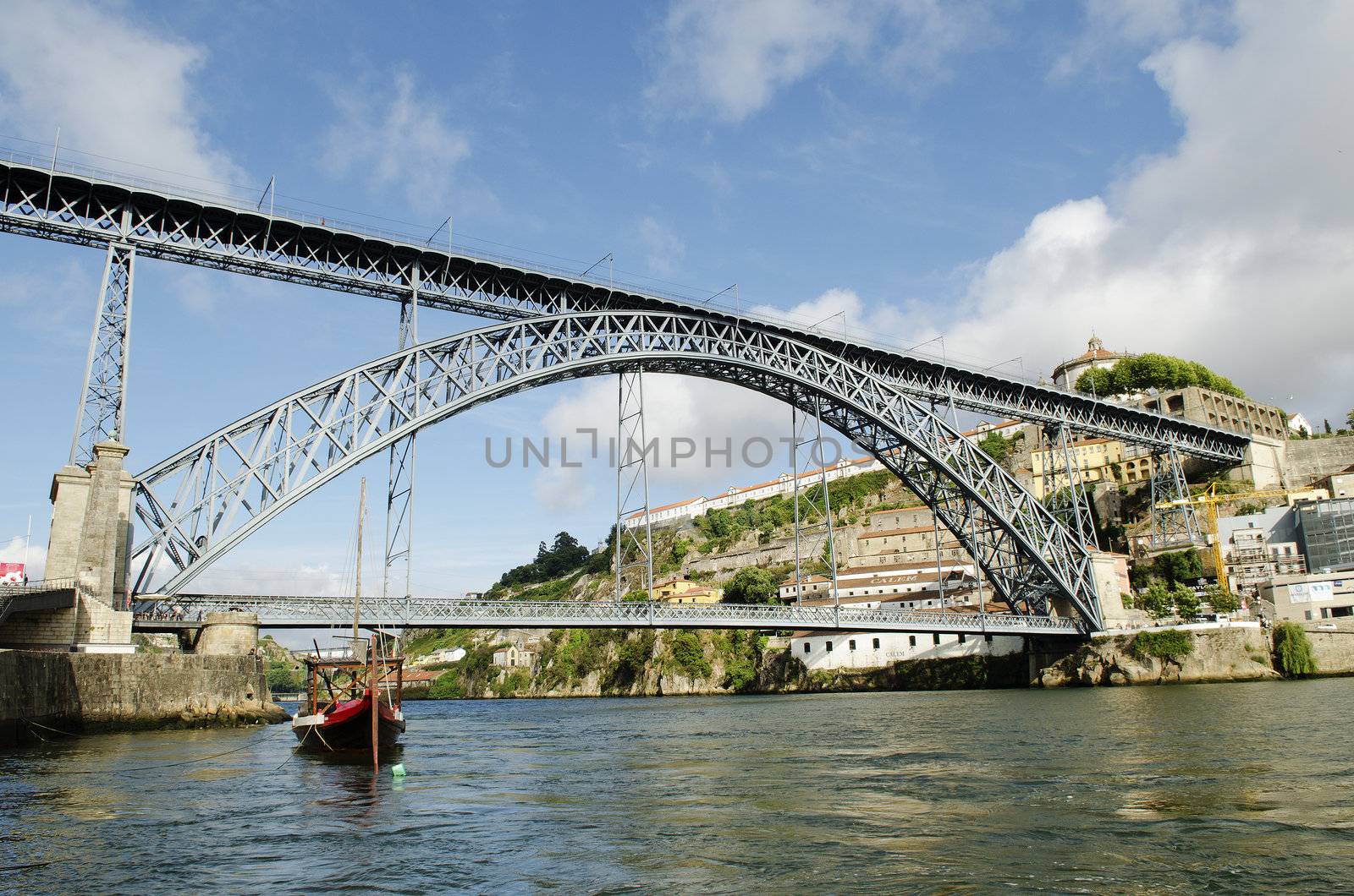 dom luis bridge in porto portugal