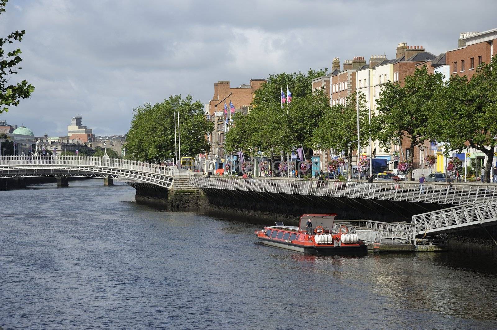 A beautiful scene in Dublin, the beautiful capital of Iteland