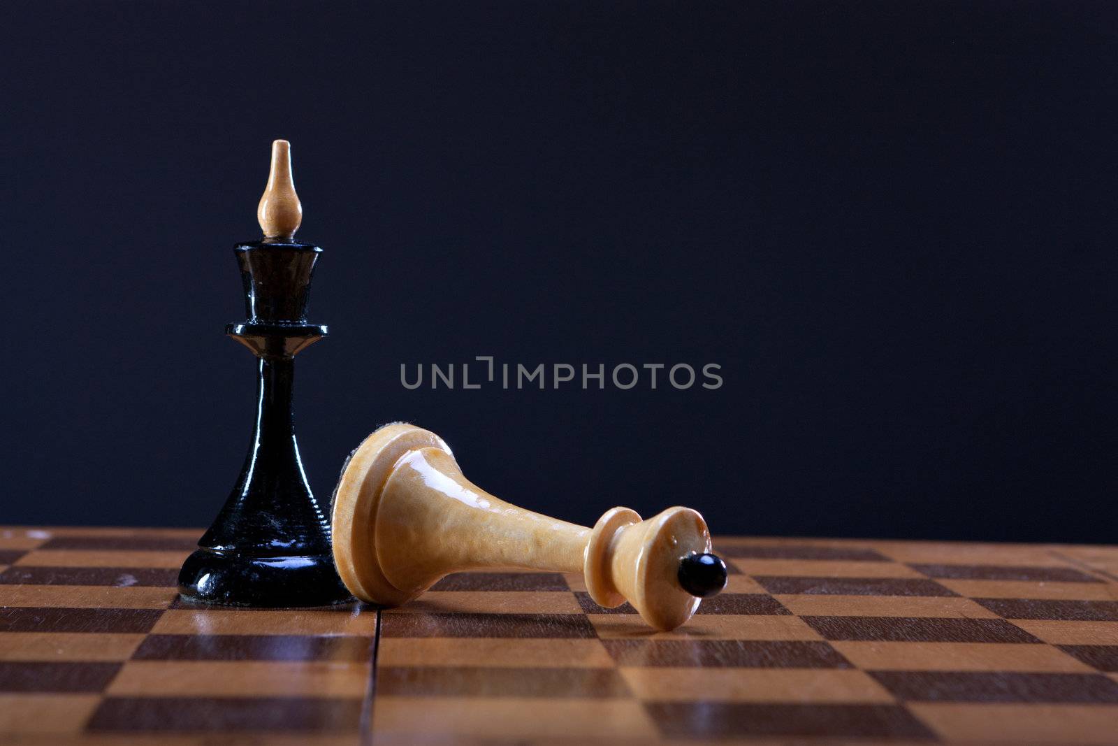 victory over king Queen in chess by nigerfoxy