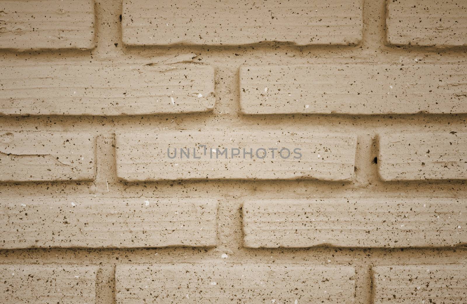 sepia brick wall texture background