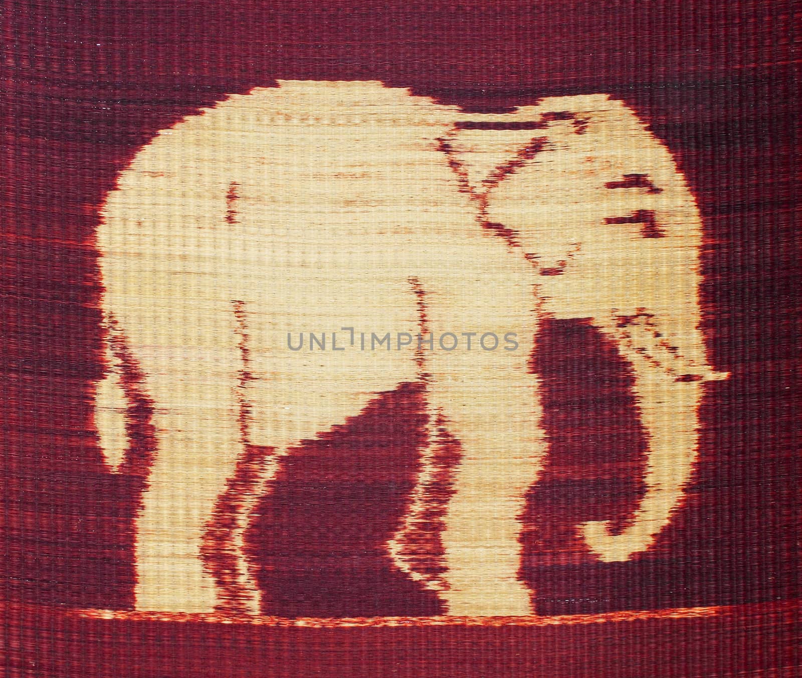 Elephant pattern ot mat texture background