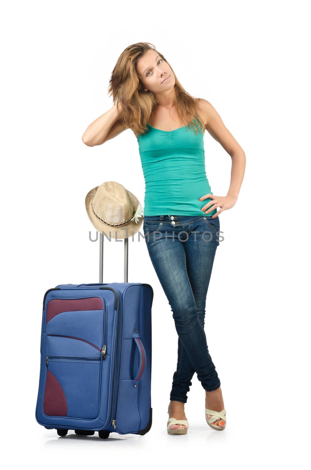 Young woman ready for summer vacation by Elnur