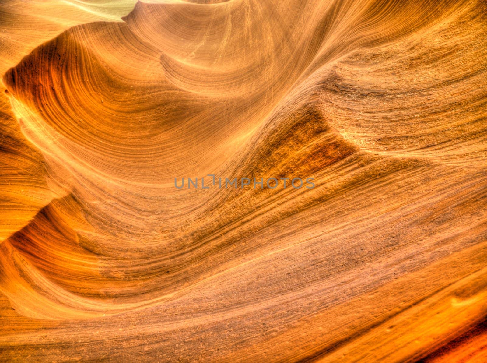 Abstract curves of Antelope Canyon