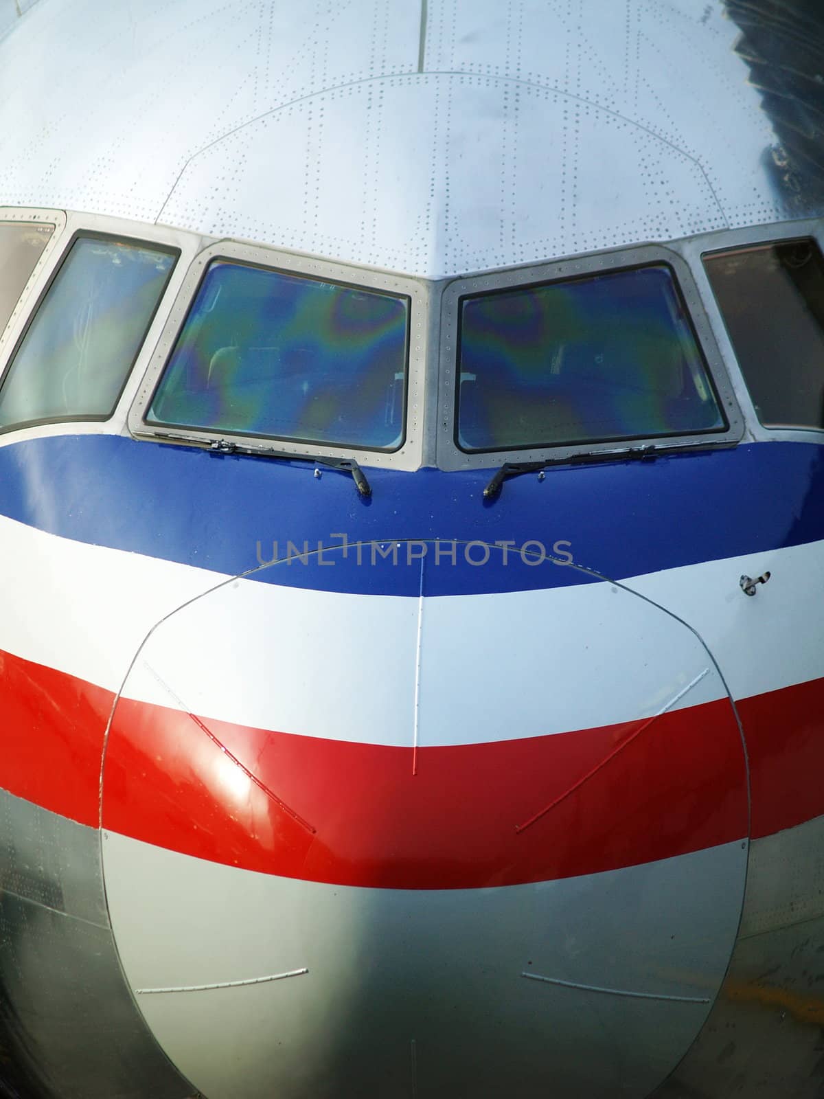 Cockpit of an airplane