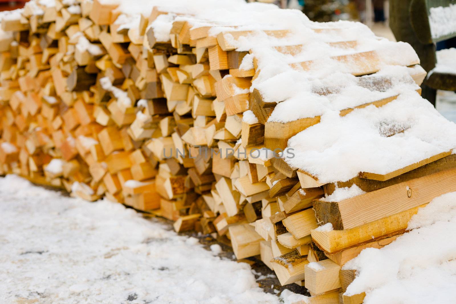 Pile of wood by edan