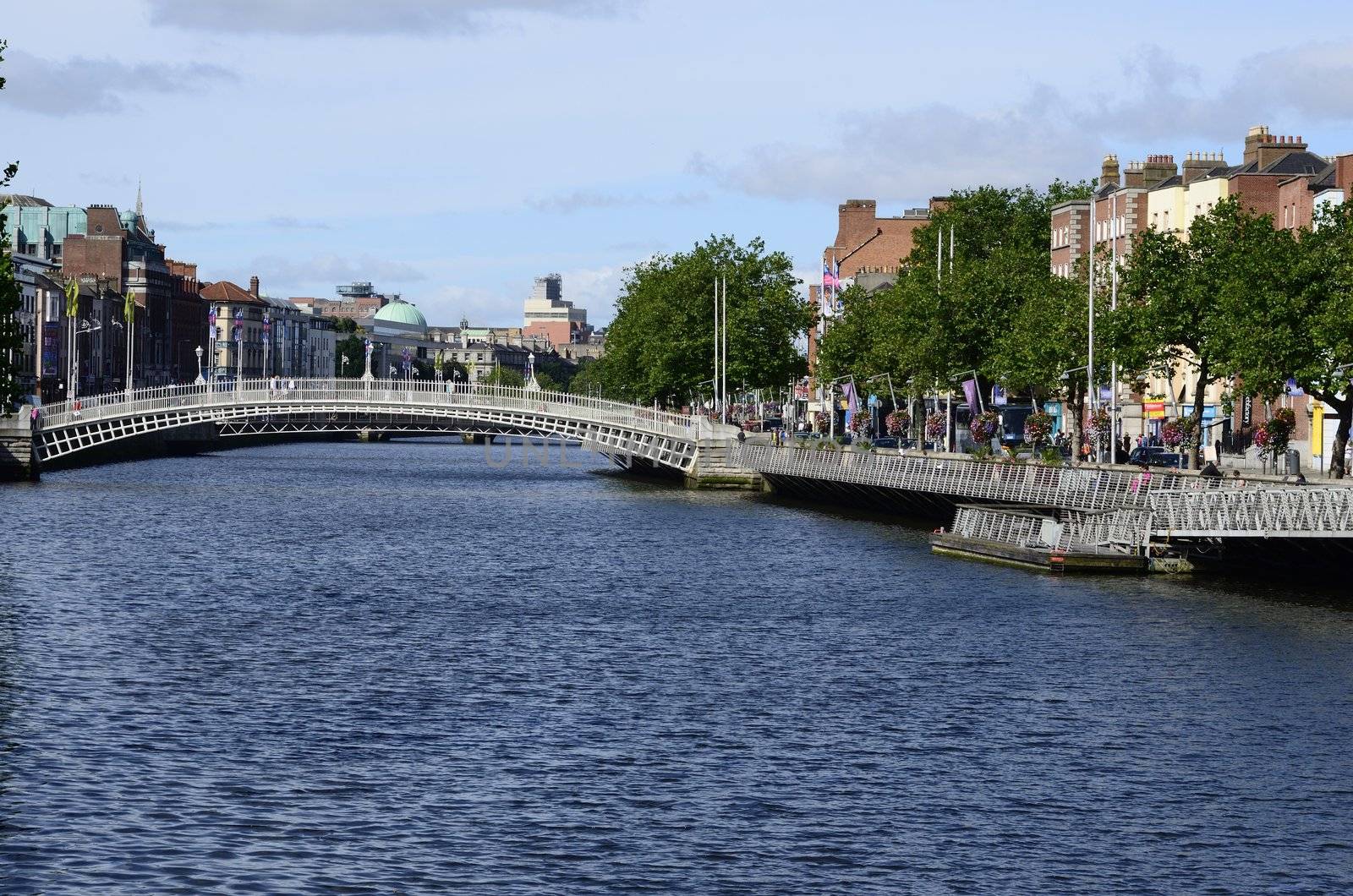 A beautiful scene in Dublin, the beautiful capital of Iteland