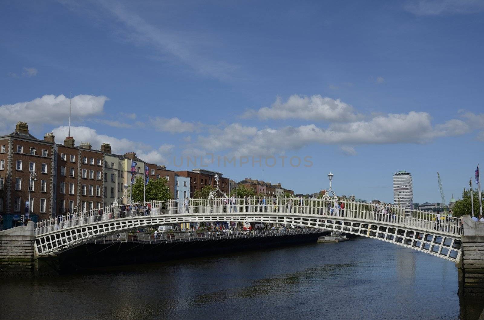 A beautiful scene in Dublin, the beautiful capital of Iteland