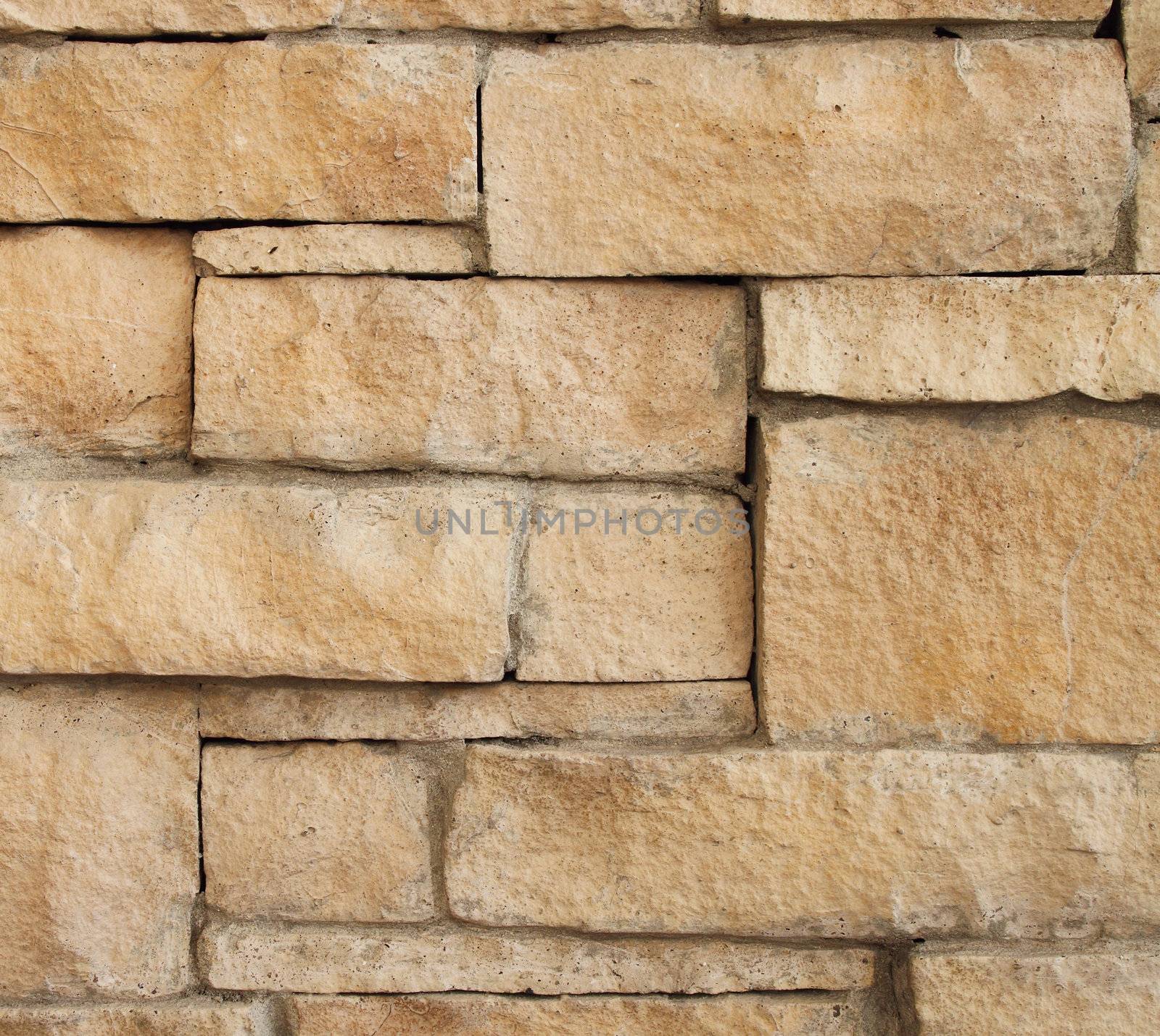 Stone brick wall, old brick stone wall by geargodz