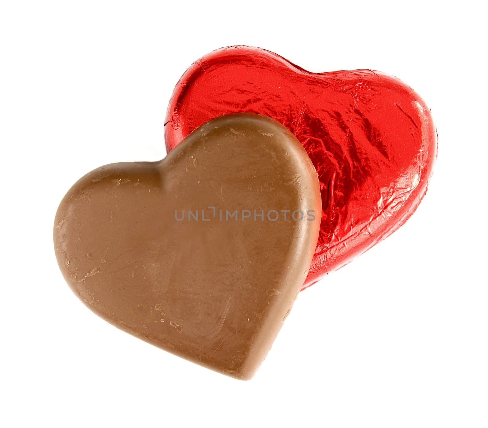 chocolates, Heart shape, isolate on white background