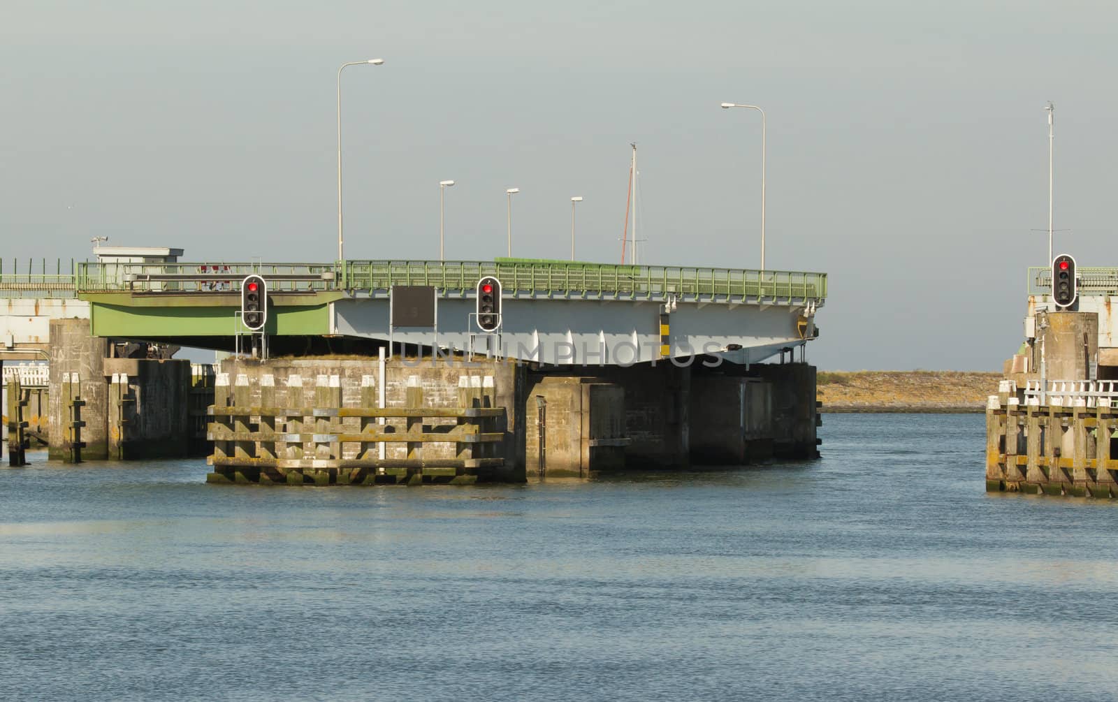 A bridge in the afsluitdijk by michaklootwijk