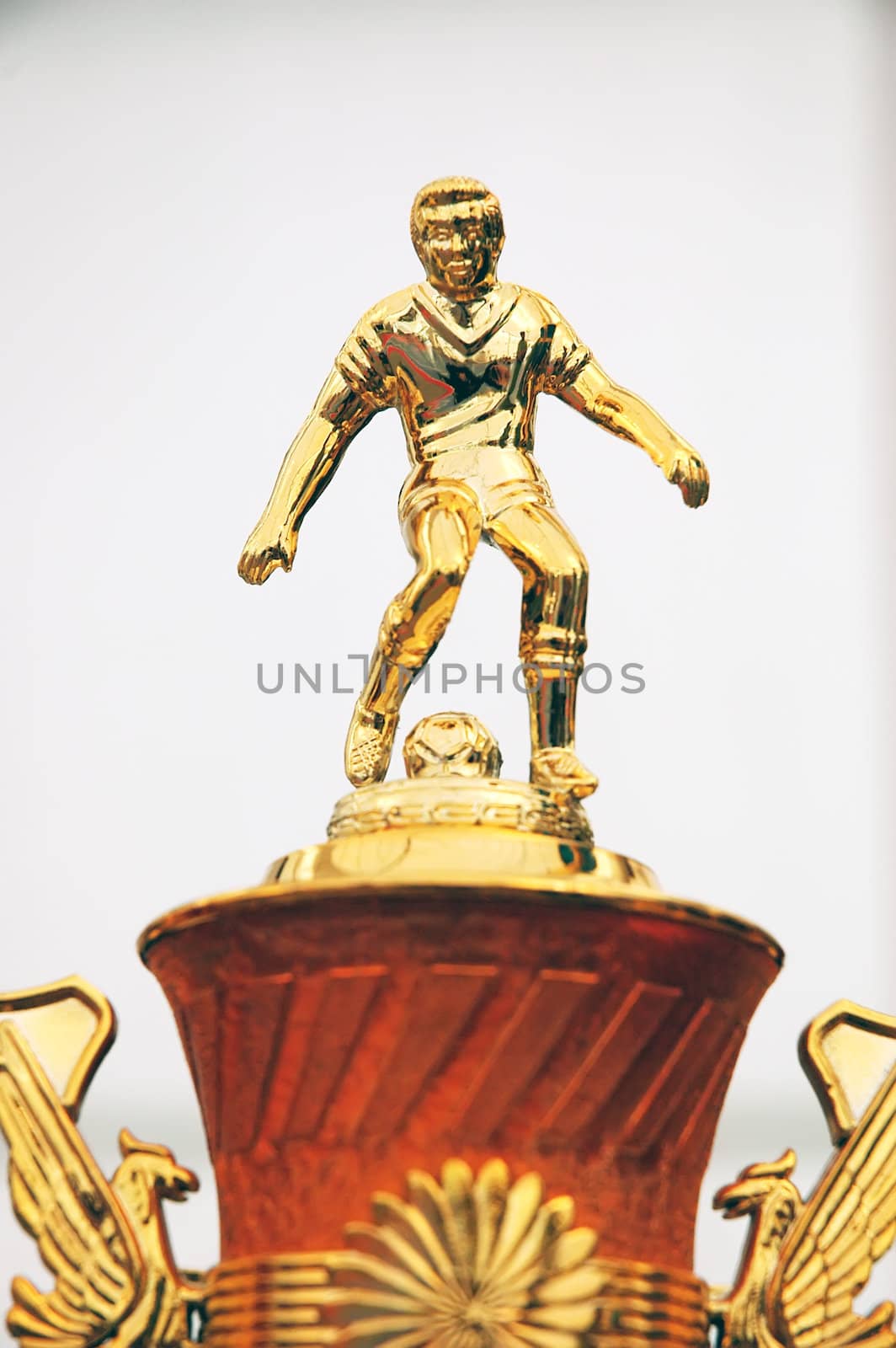 Statue on the trophy