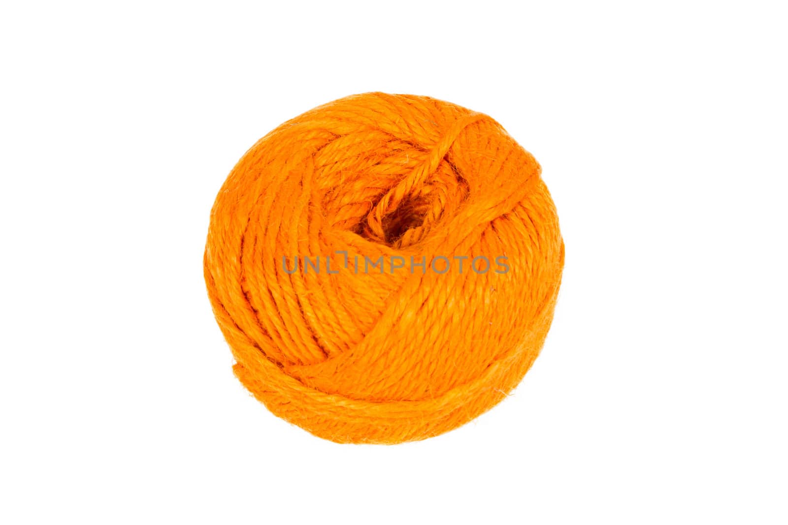Knitting yarn isolated on a white background by michaklootwijk