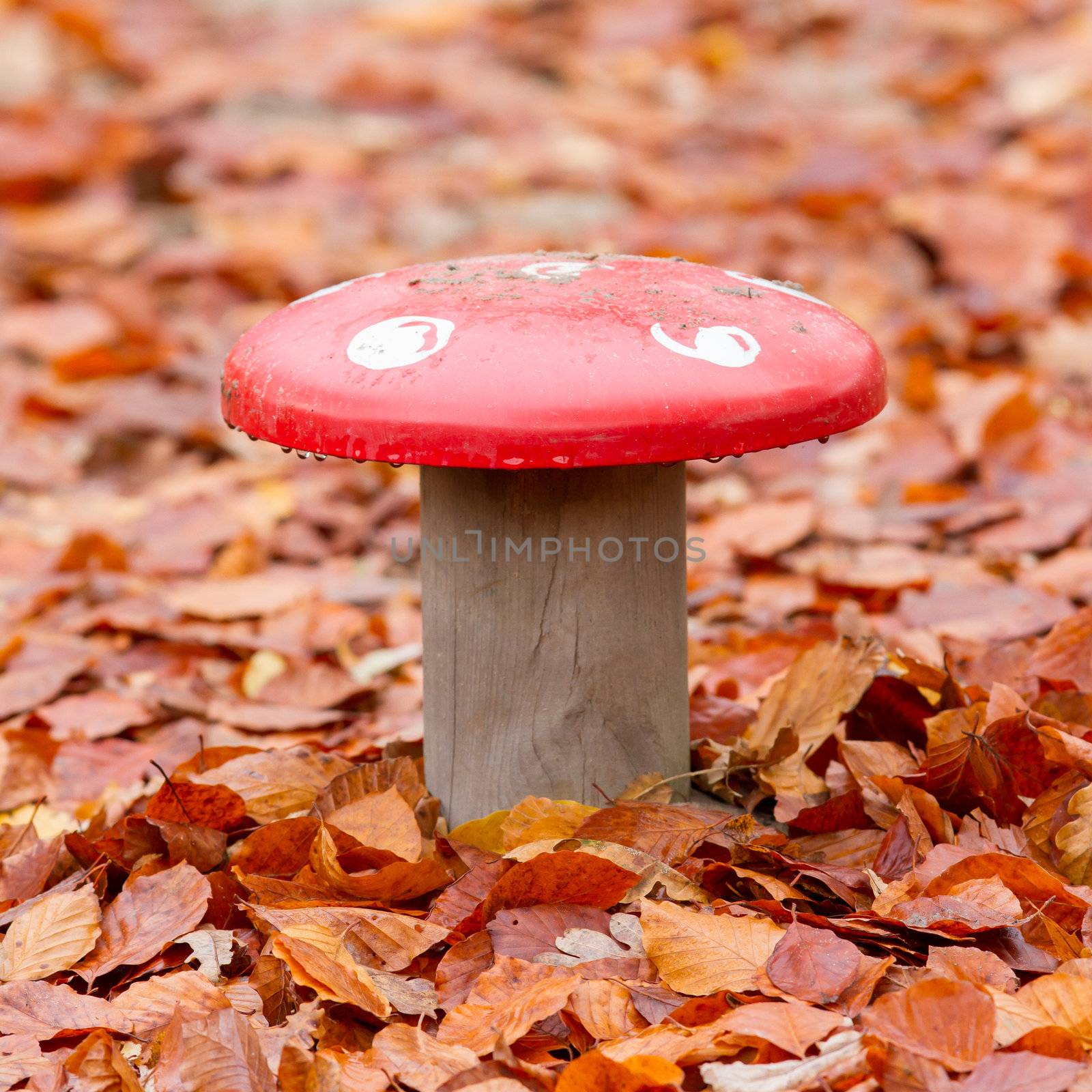 Large metal mushroom  by michaklootwijk