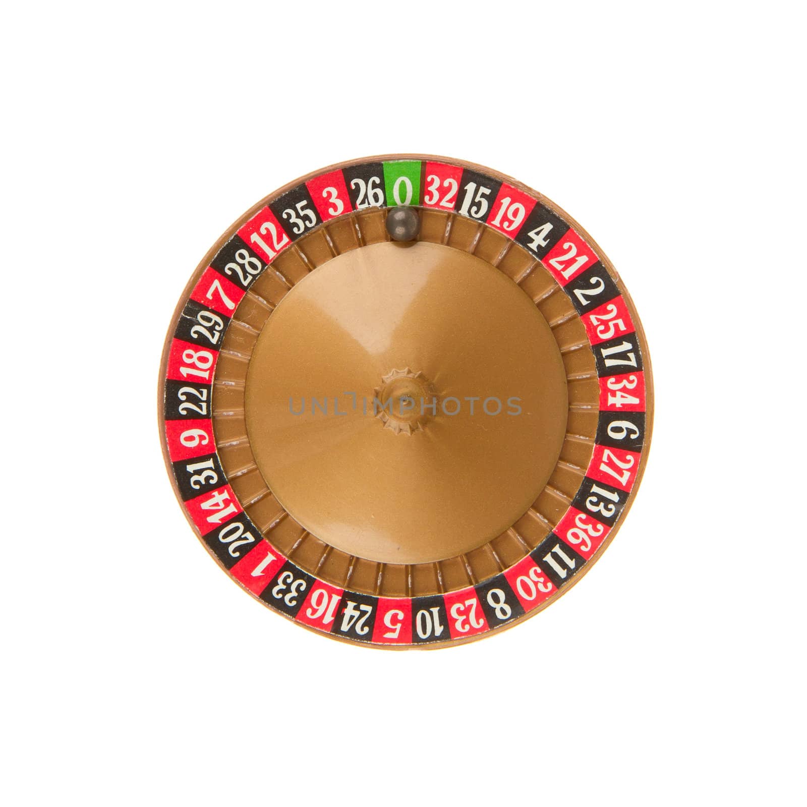 Used roulette wheel and ball by michaklootwijk