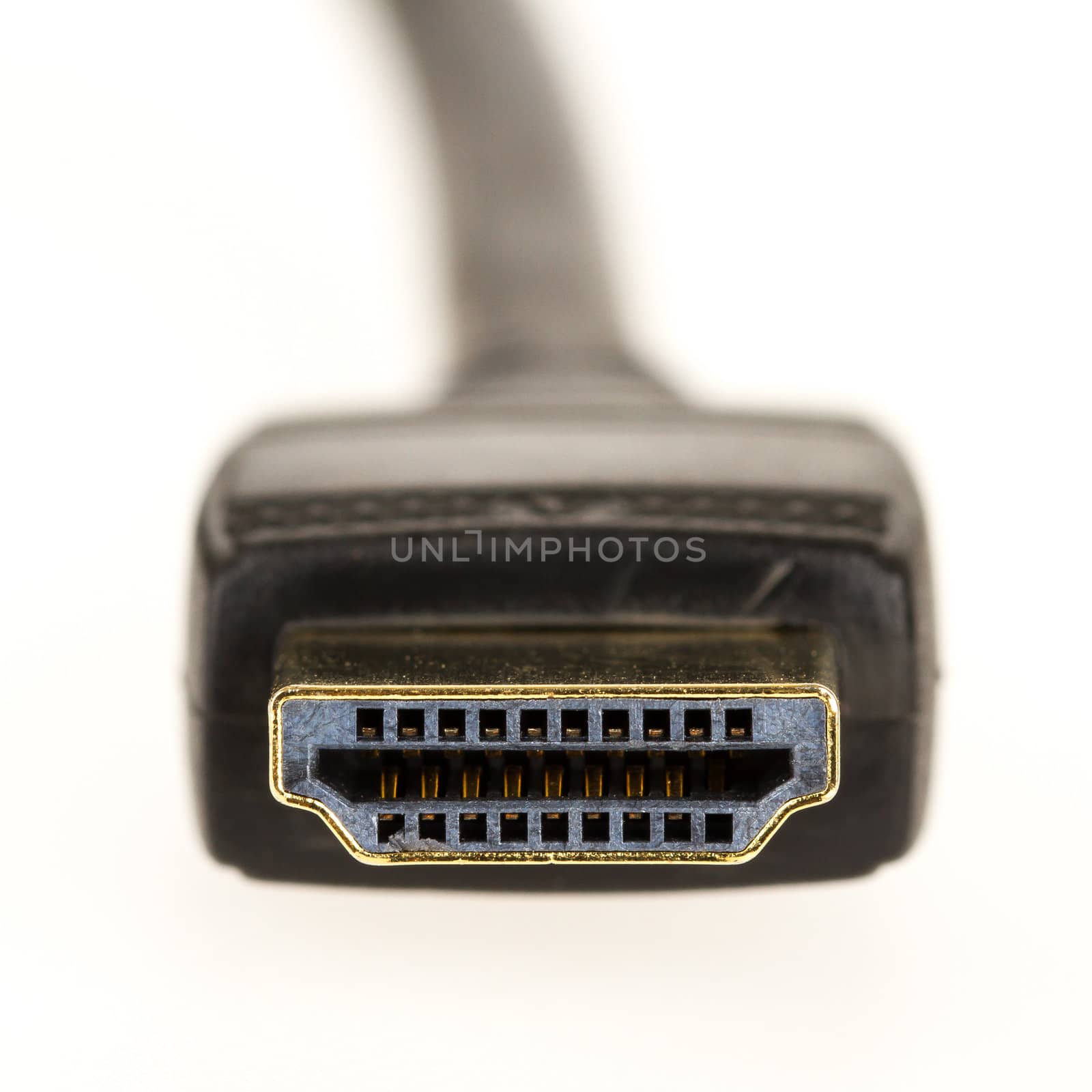 Close-up of hdmi cable by michaklootwijk