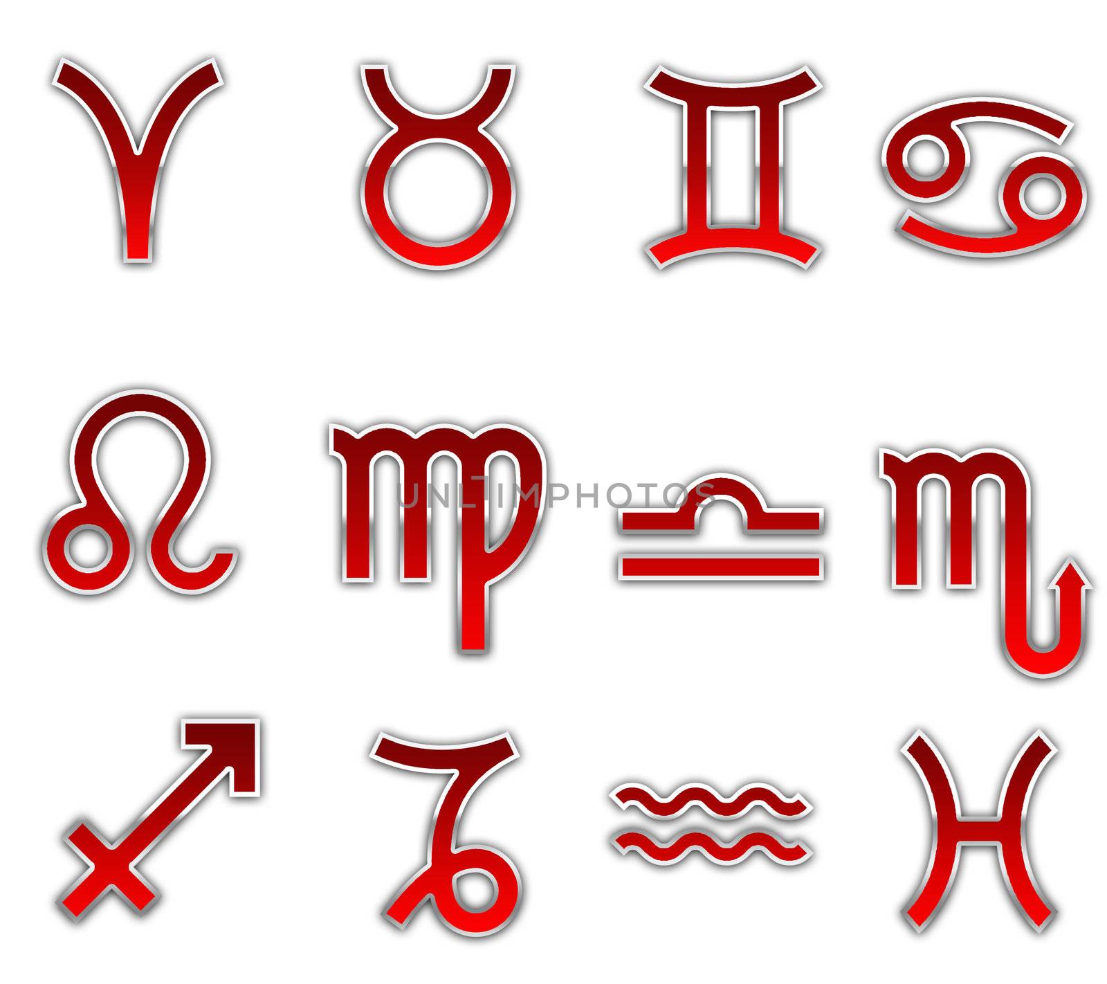 Zodiac signs by Dddaca