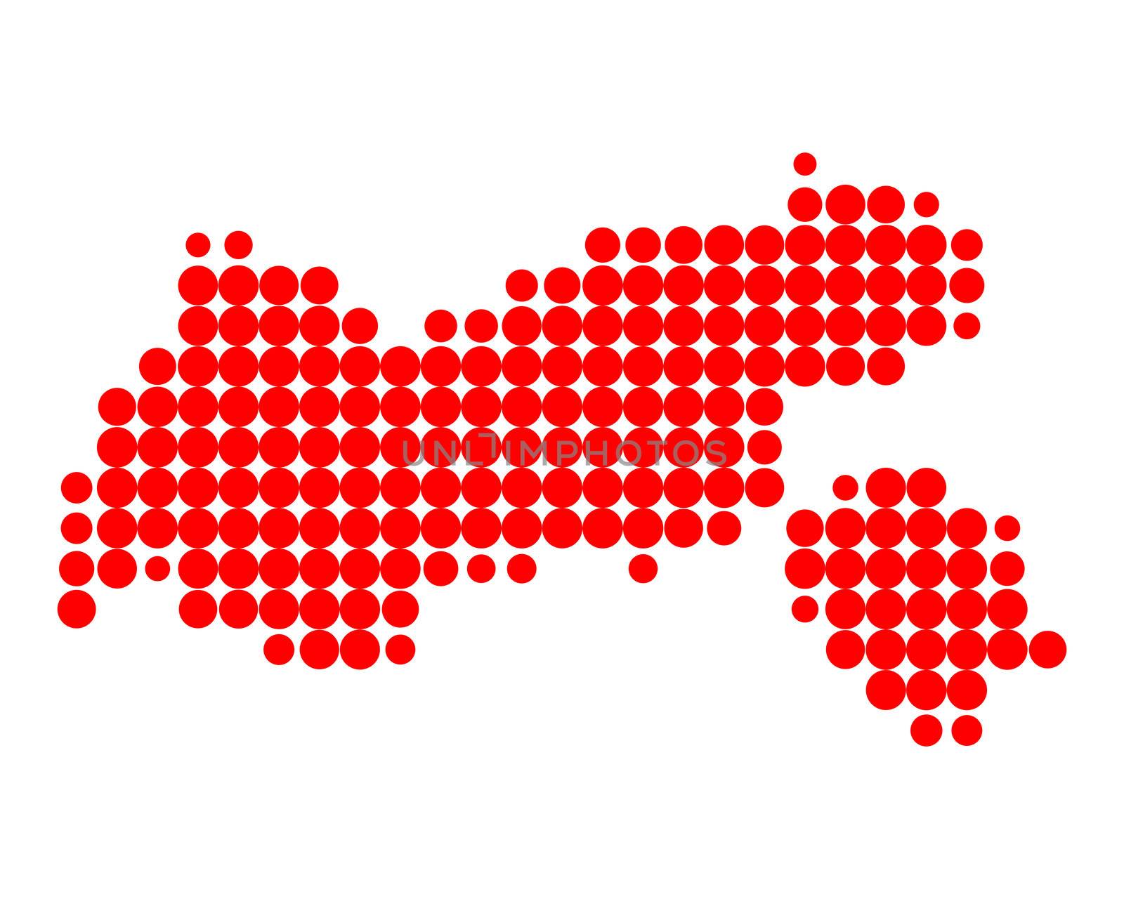 Map of Tyrol by rbiedermann