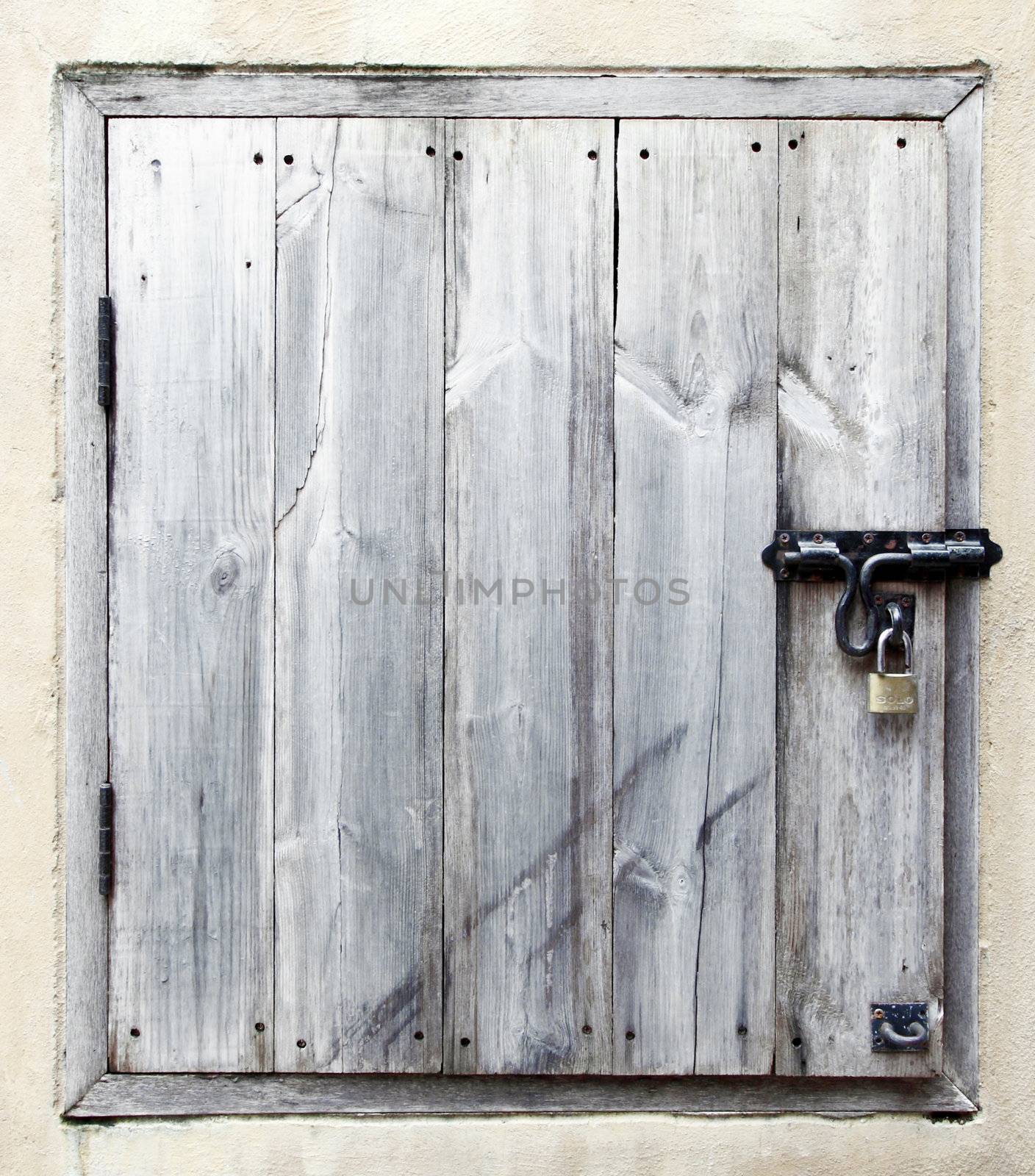 old wooden small door