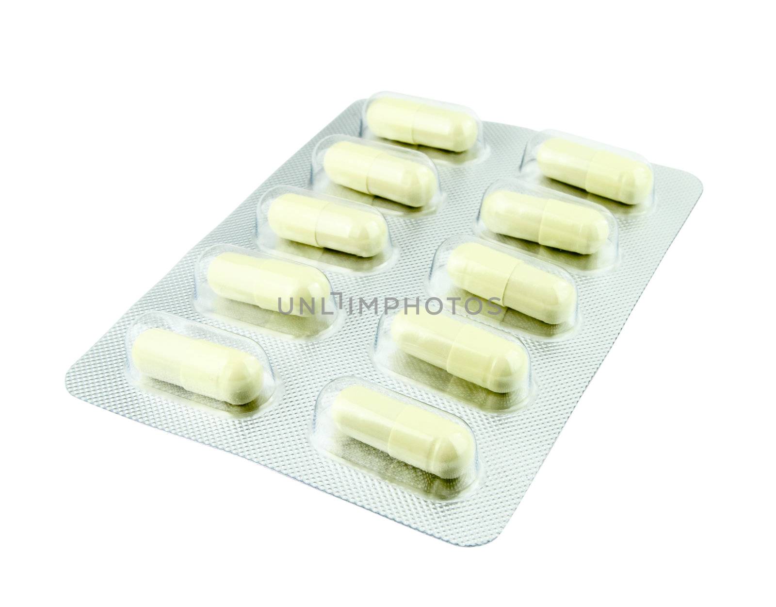 Pills pack on white by geargodz