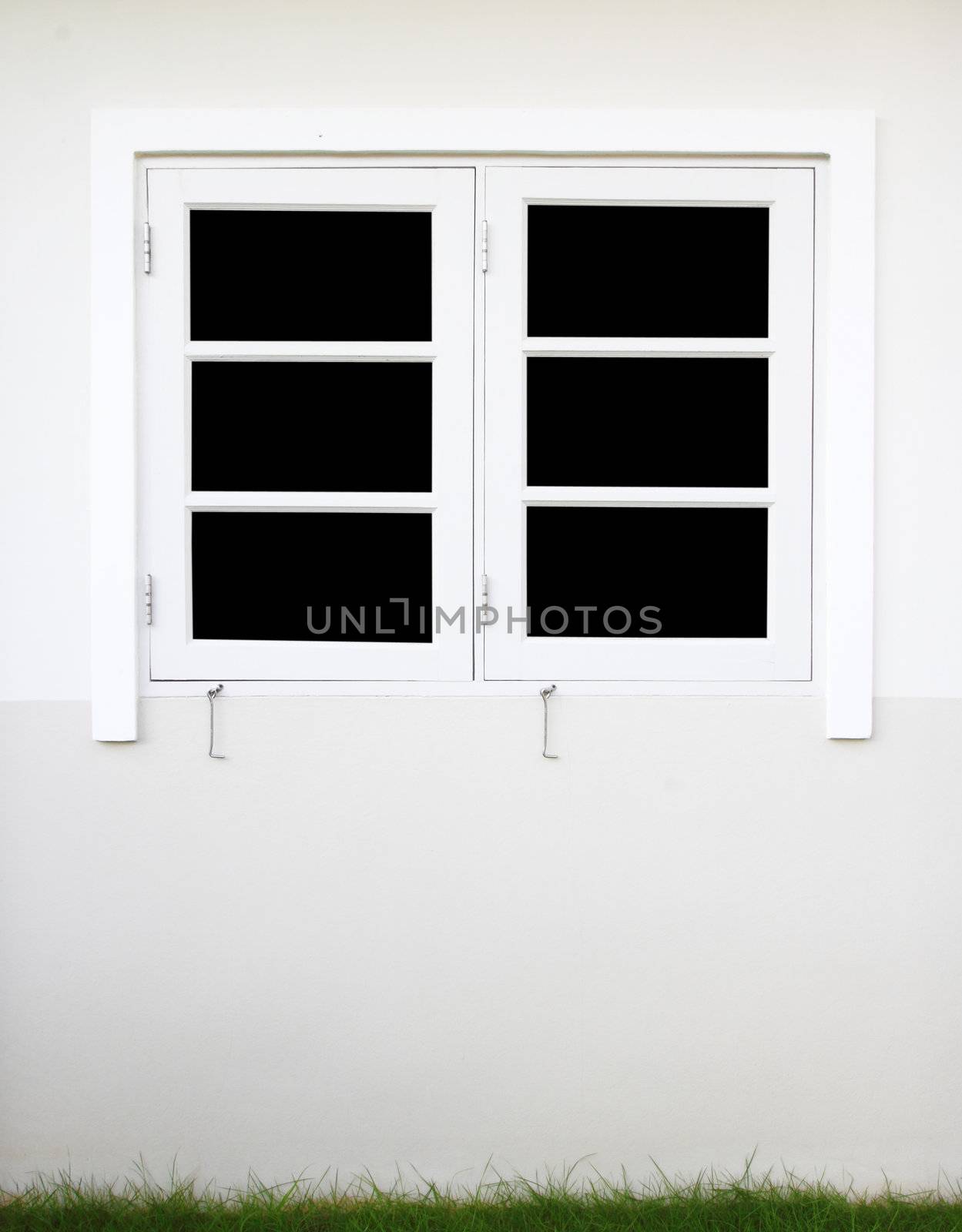 window on white wall  by geargodz