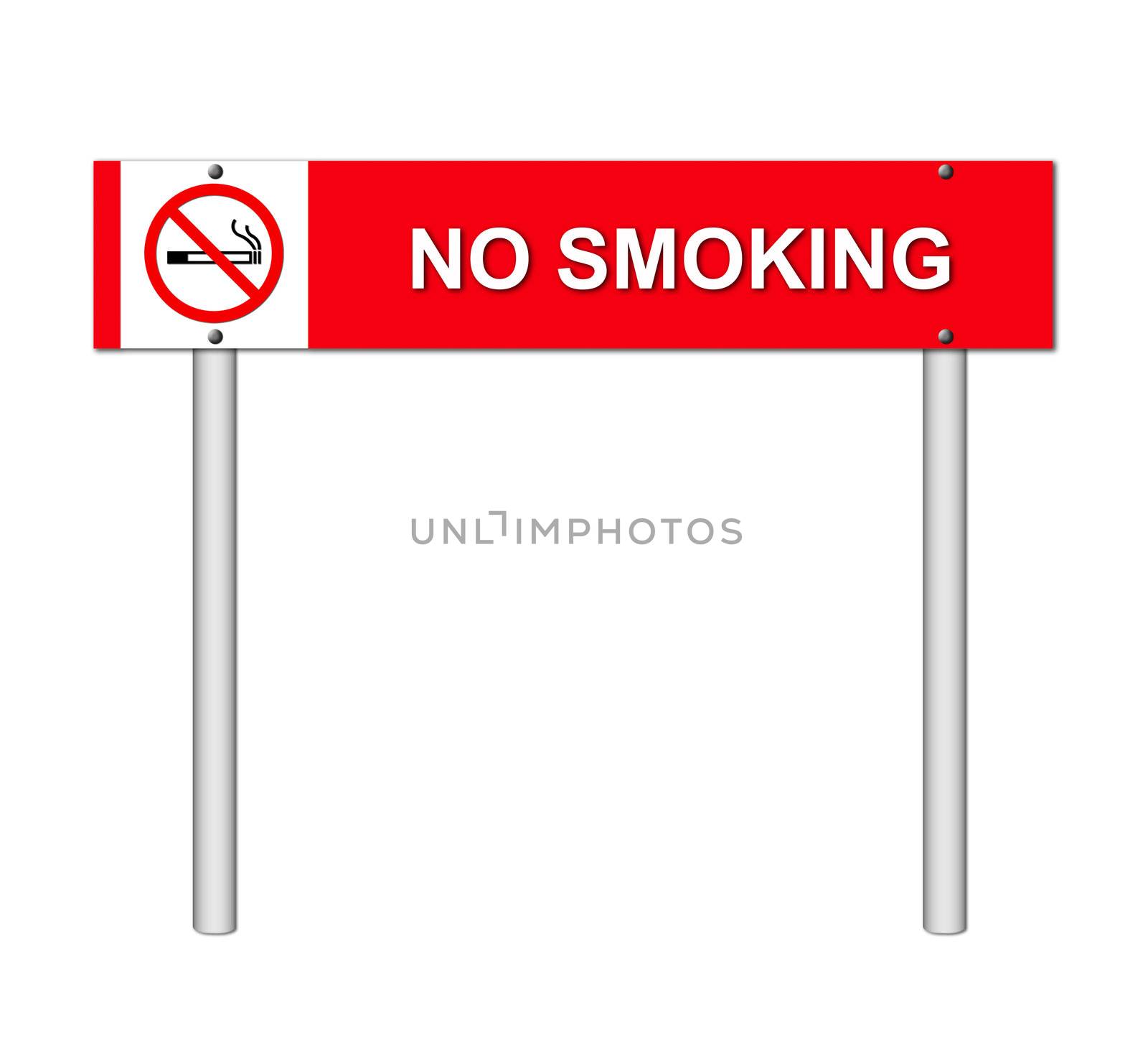 no smoking sign on white background