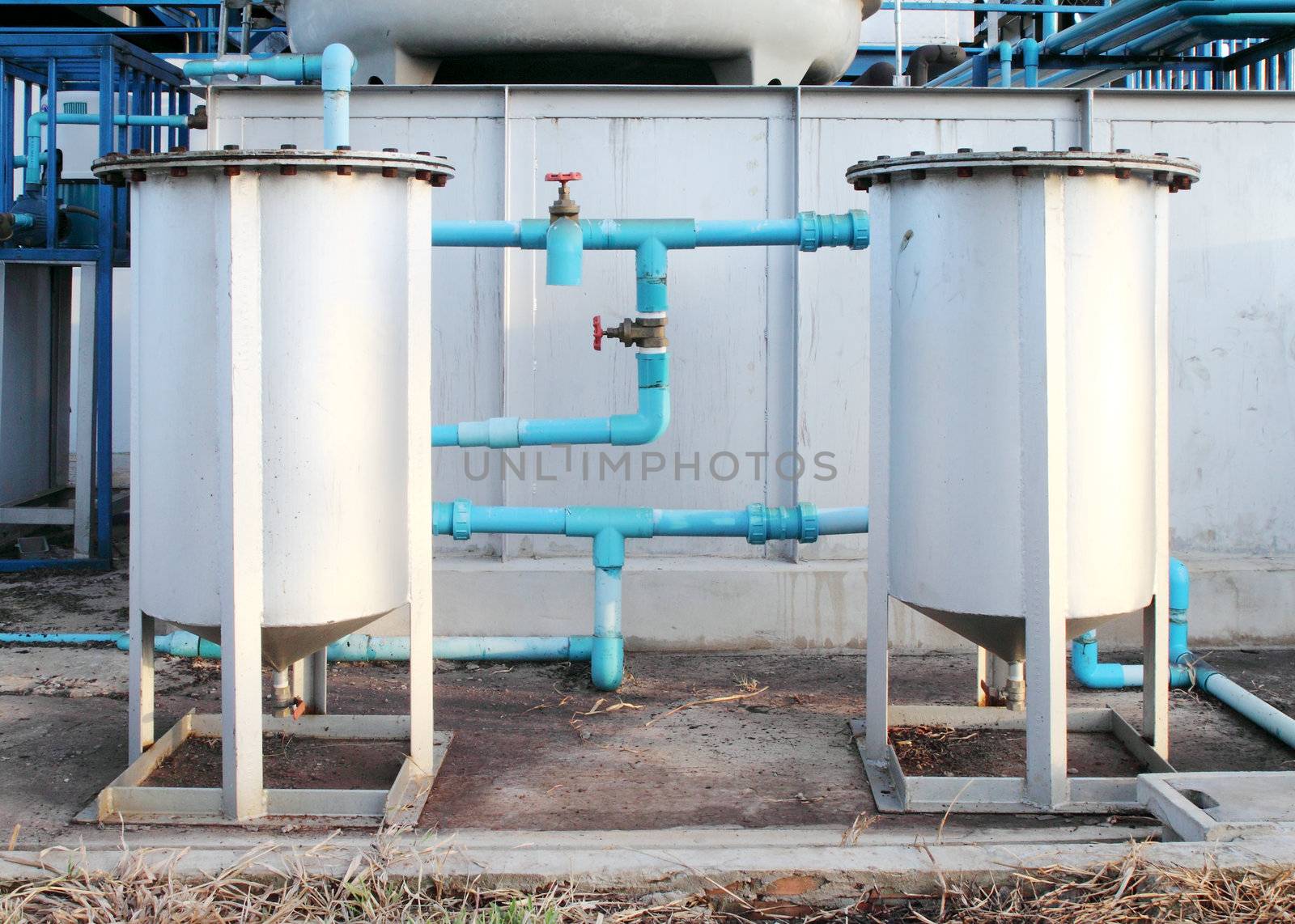 water storage tank in factory