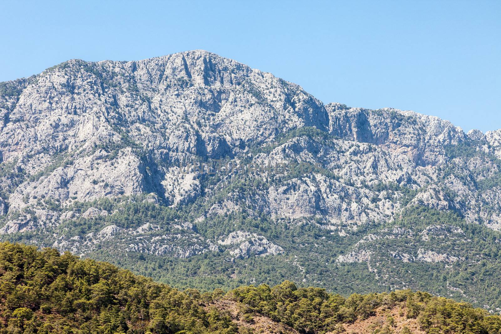 Beauty nature landscape of Taurus rock mountains at Turkey Antalya