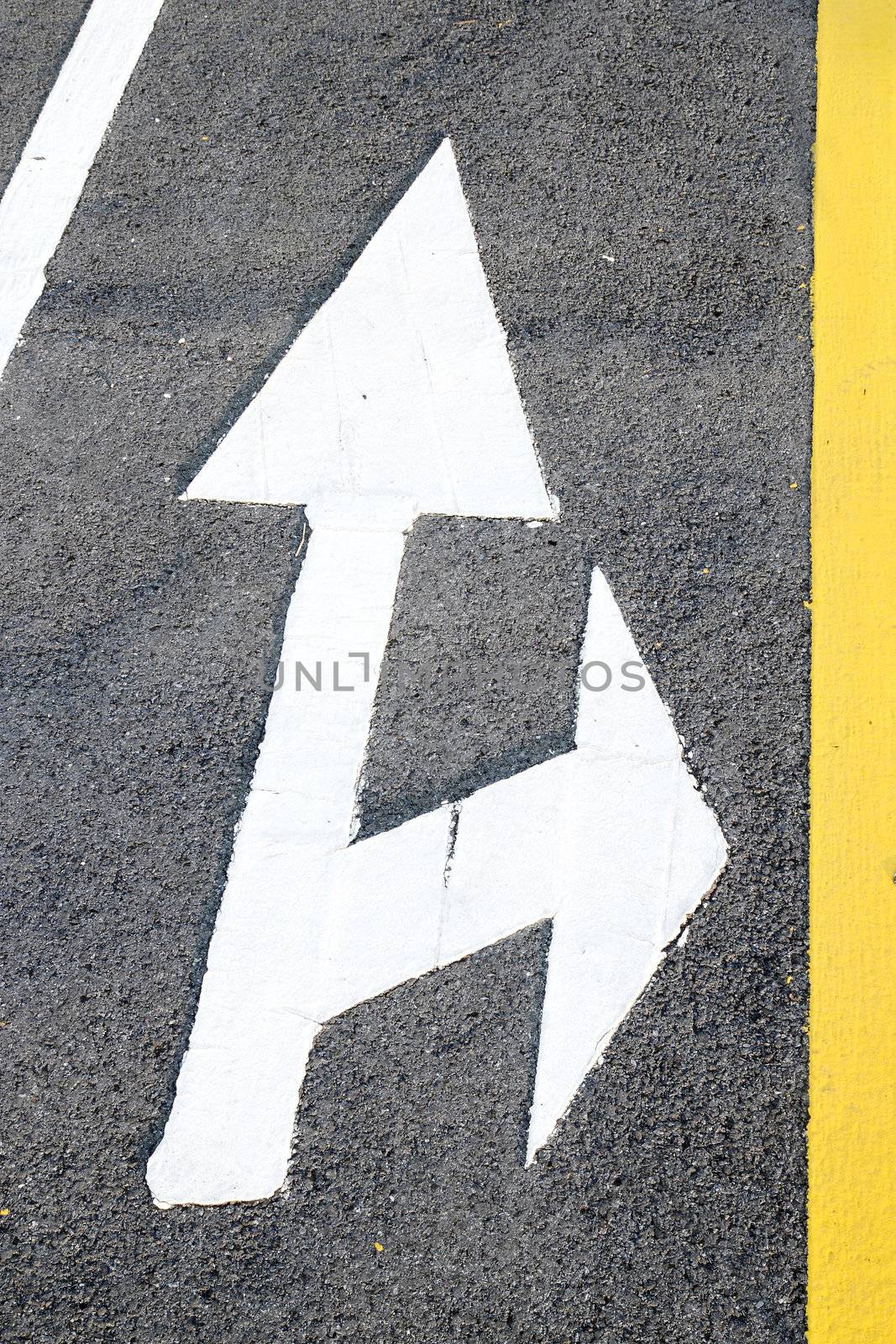 Street, road, arrow direction by geargodz