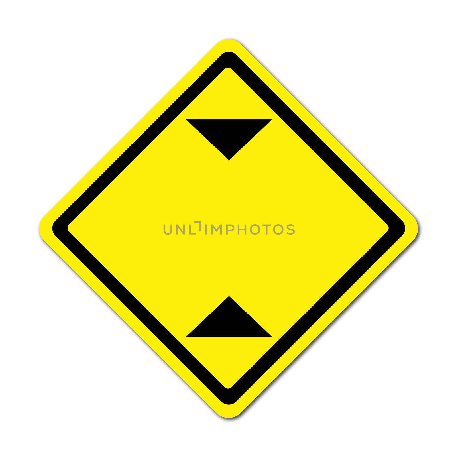 blank height limitation traffic sign by geargodz