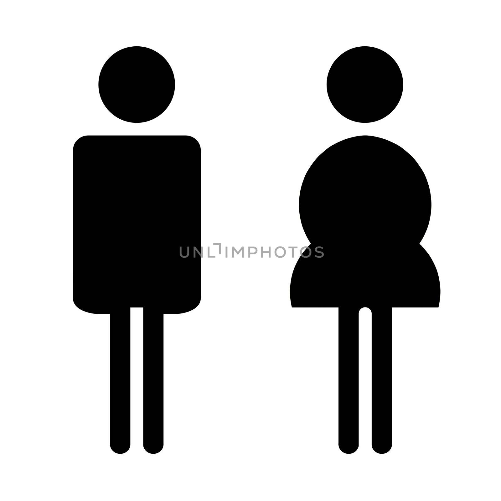 Male and female sign by geargodz