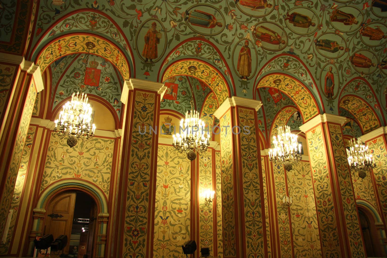 The main hall in a Moscow State Historical Museum at the Red Square, Moscow, Russia