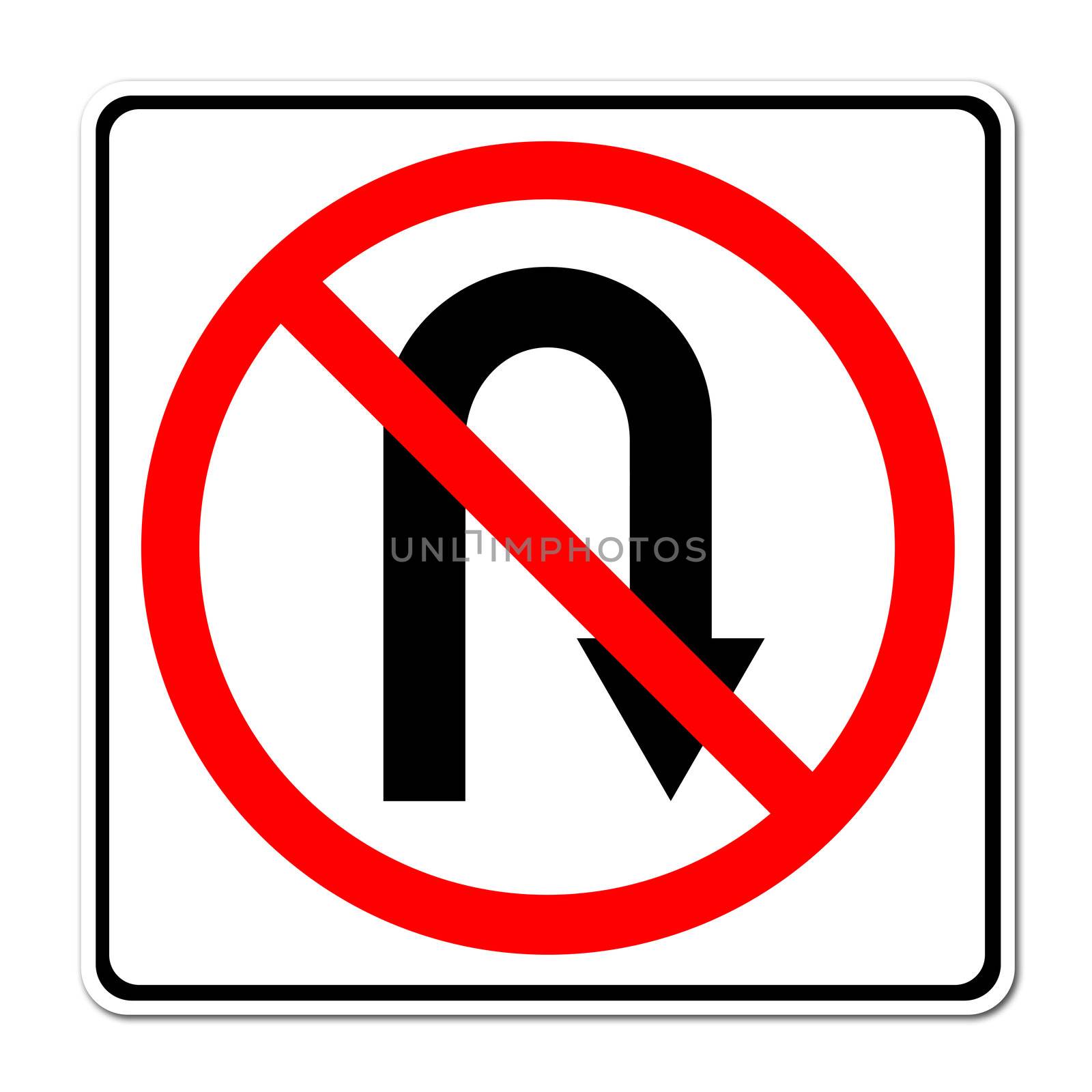 No return back road sign by geargodz