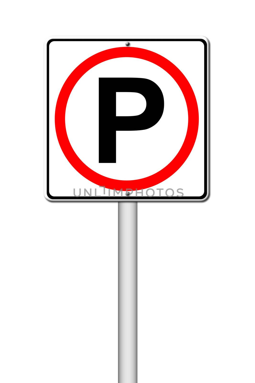 Parking traffic sign by geargodz