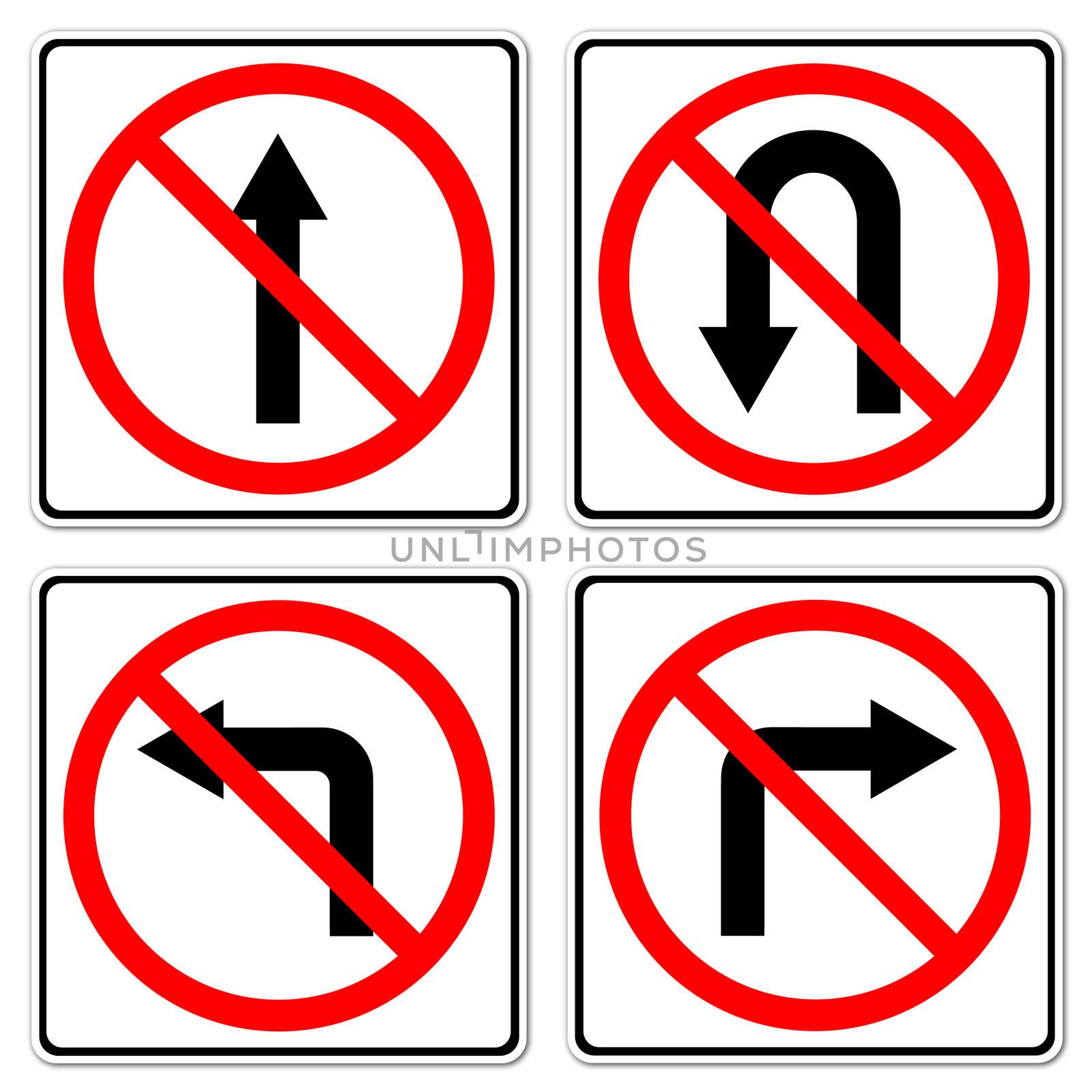 4 Do not do on red circle traffic sign by geargodz