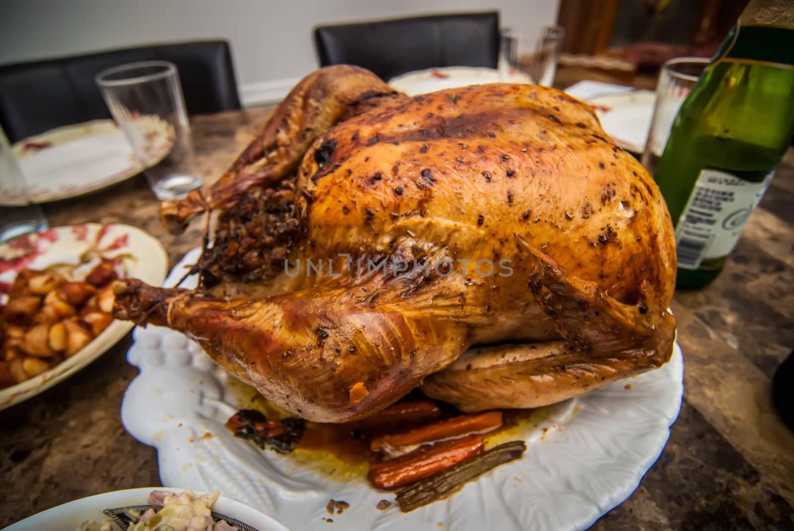 thanksgiving turkey dinner by digidreamgrafix