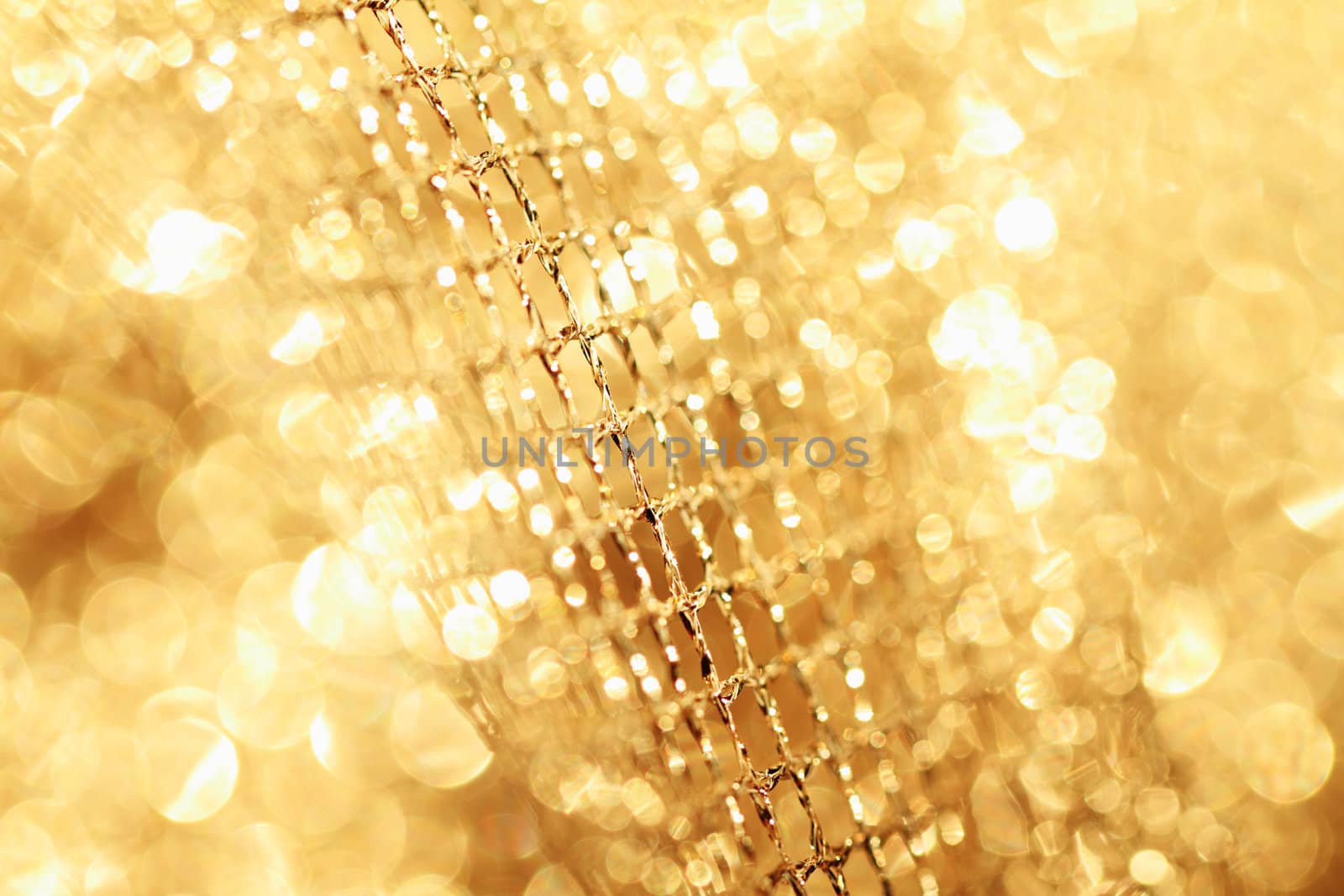 Lustrous elegant golden fabric - macro
