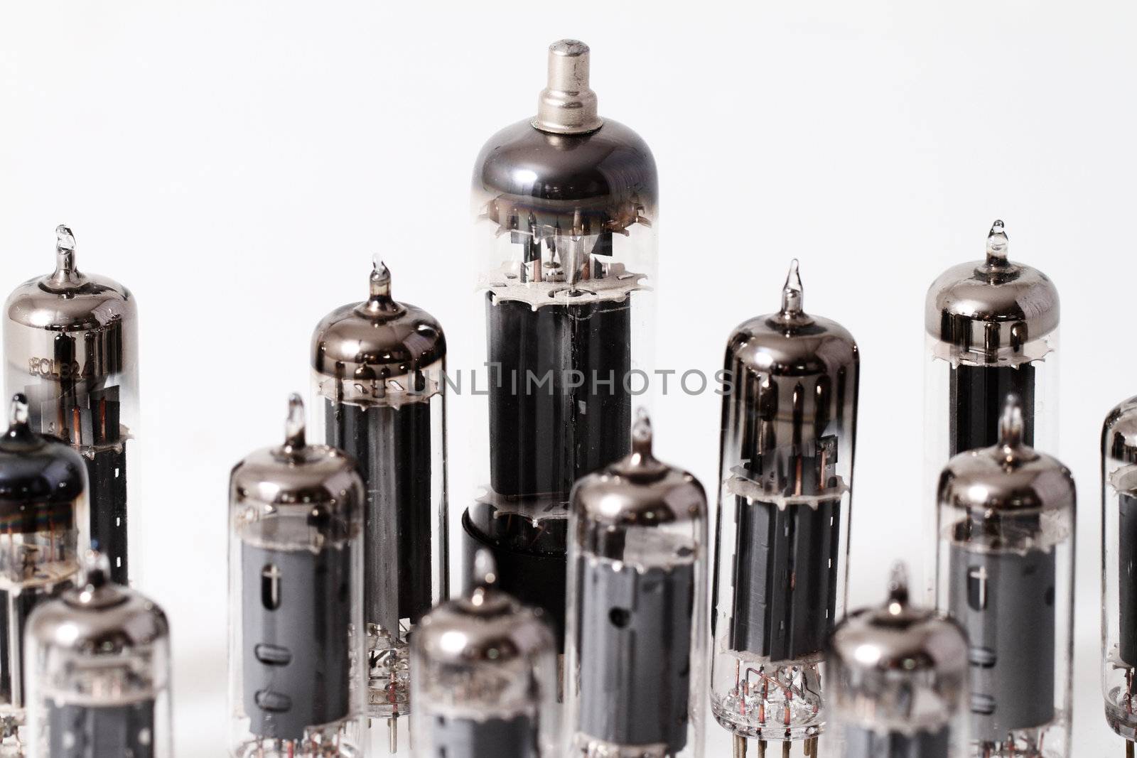 Glass vacuum radio tubes by Nneirda