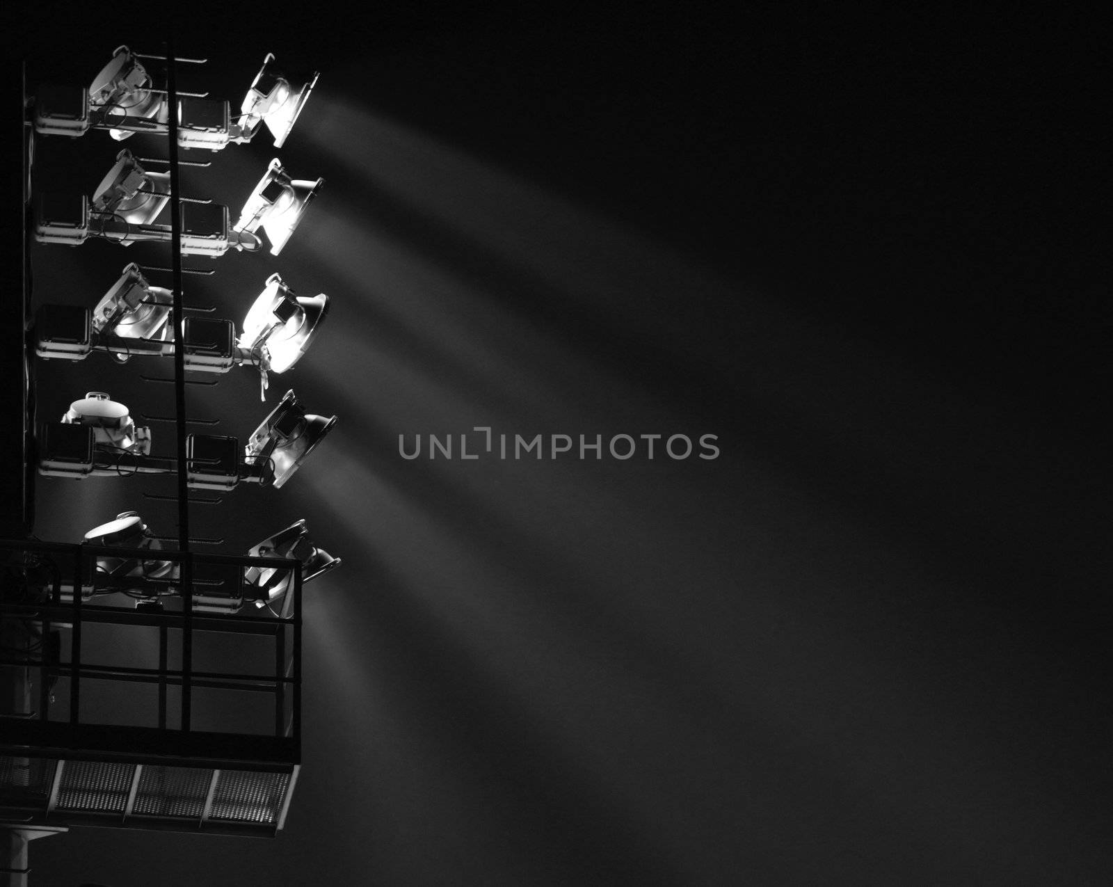 The Stadium Spot-light tower by Nneirda
