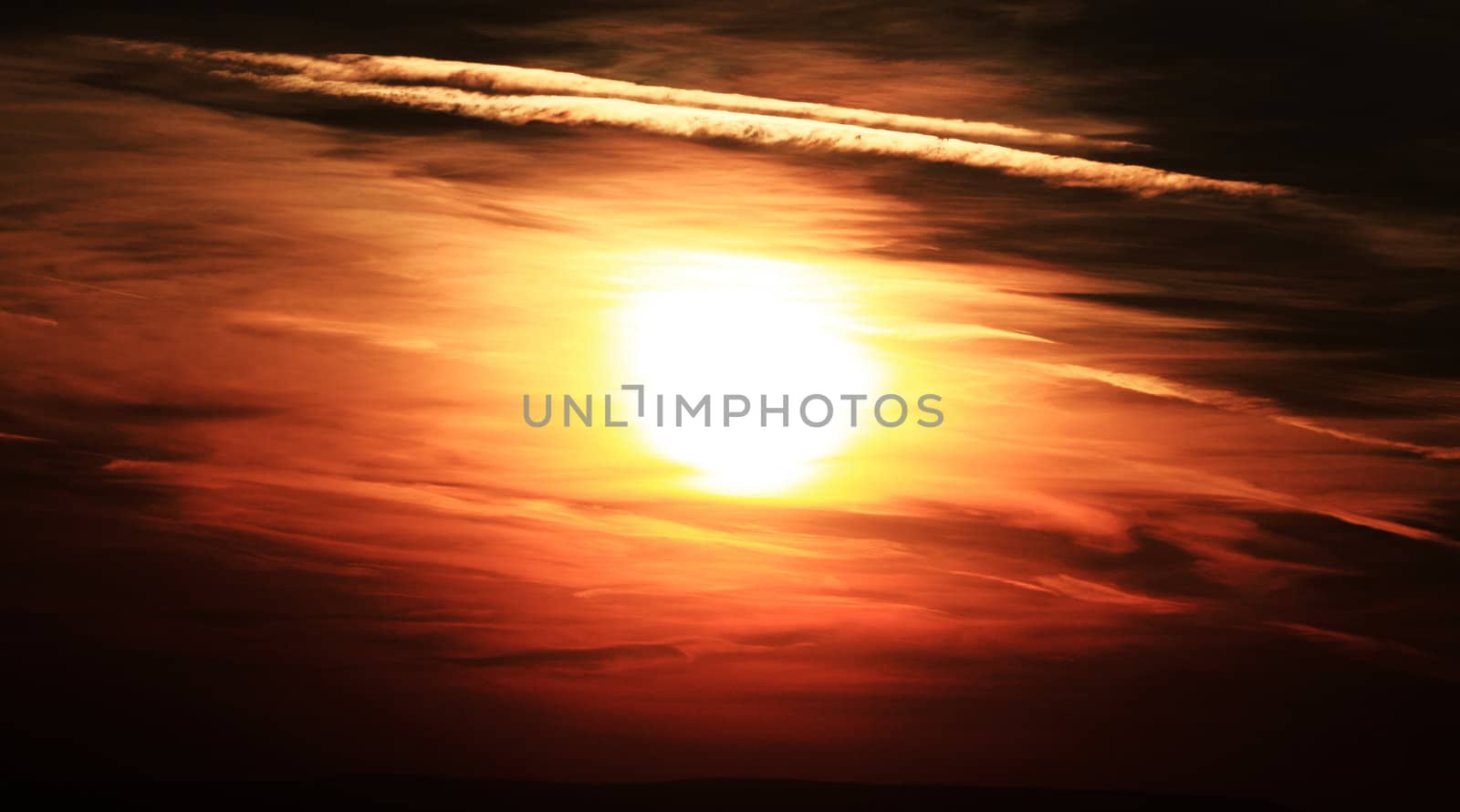 red sunset by Nneirda