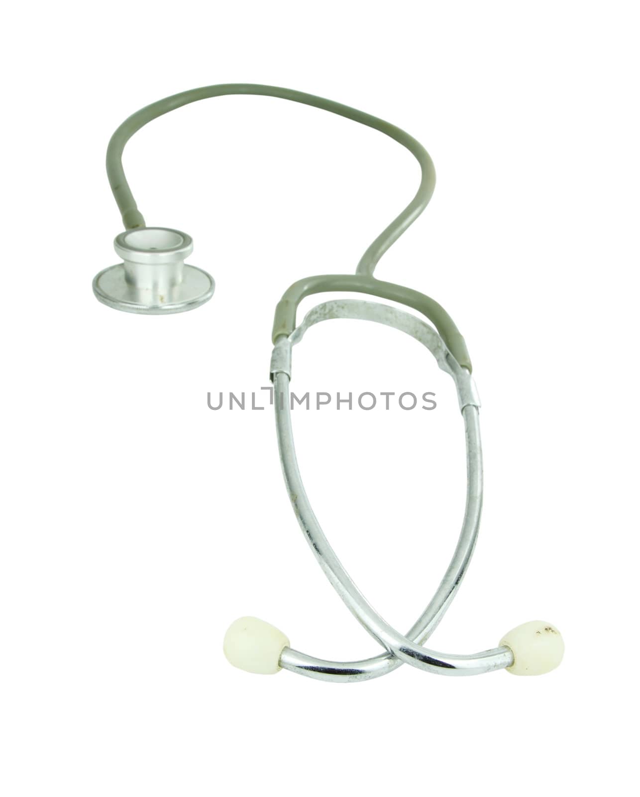 stethoscope on white by geargodz