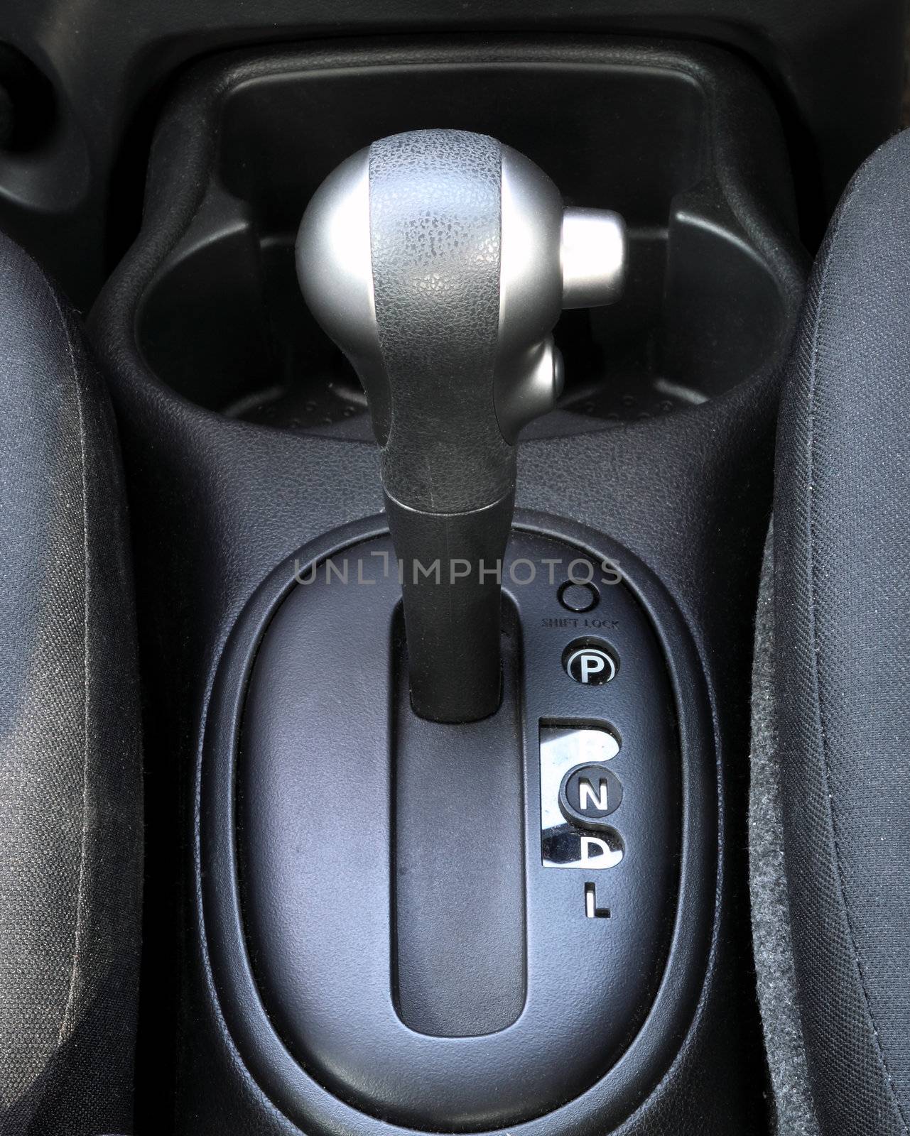 car gear stick in parking