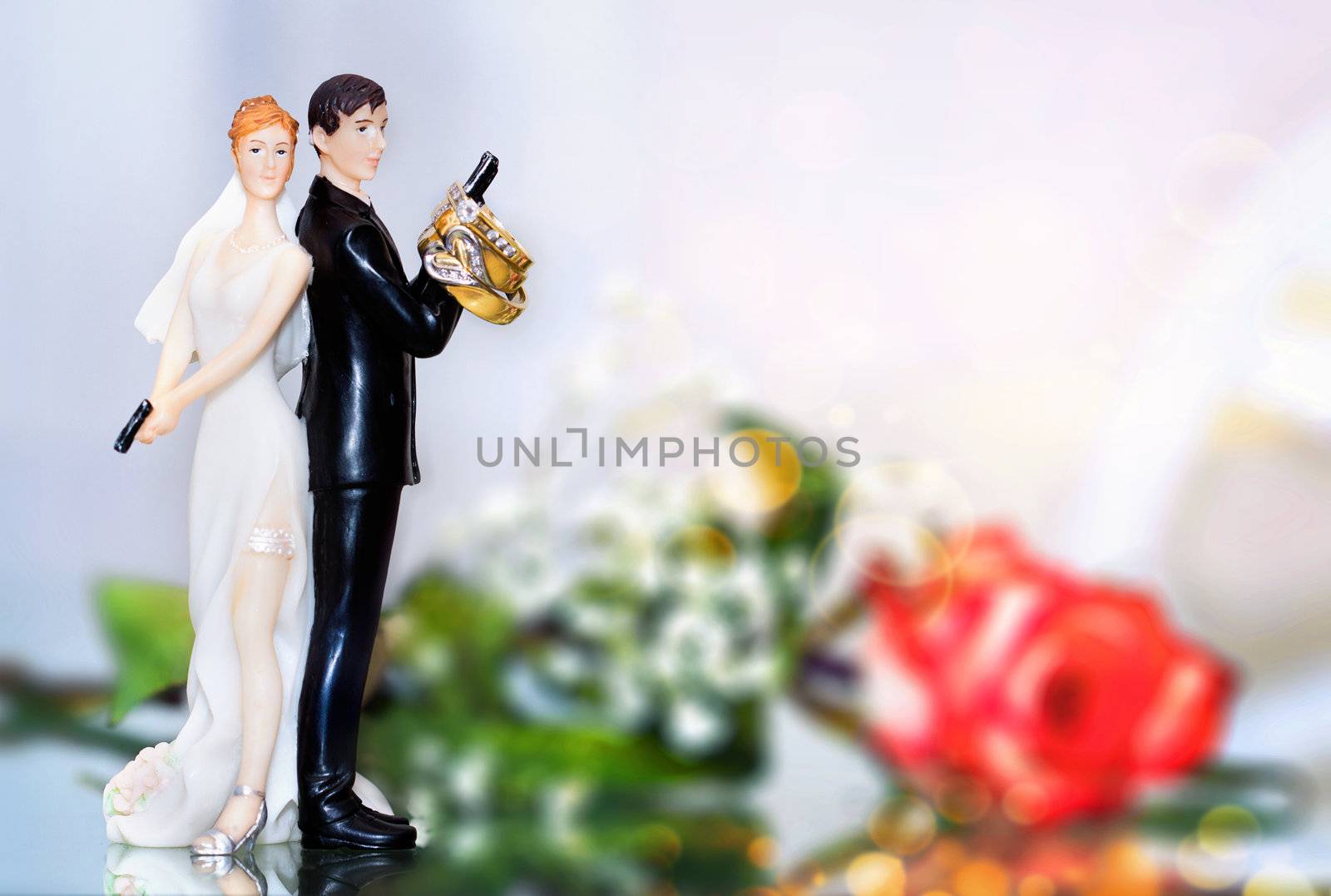 Wedding cake topper by oneinamillion