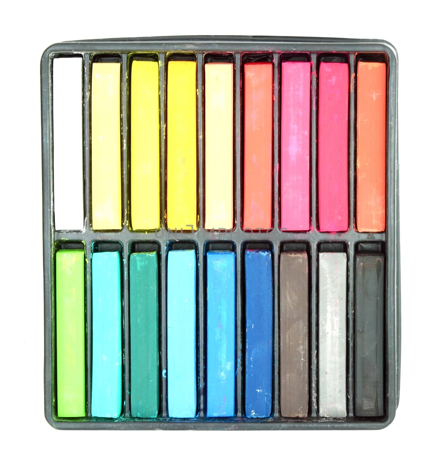 Multicolored artist's pastels (chalk) by geargodz