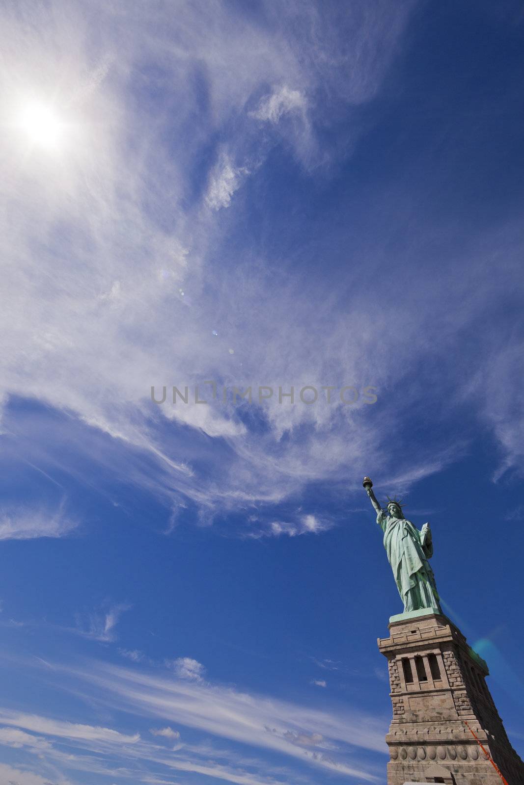 The Statue of Liberty at New York City