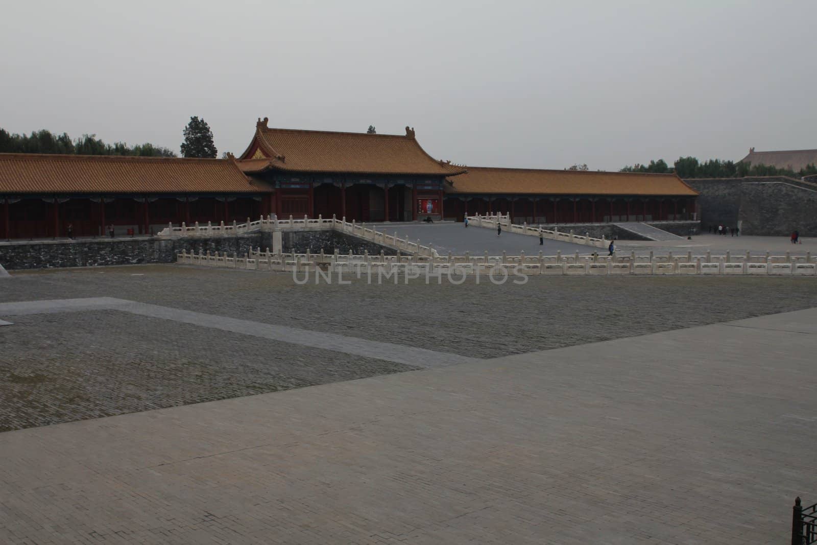 Buildings in the Forbidden city in Beijing