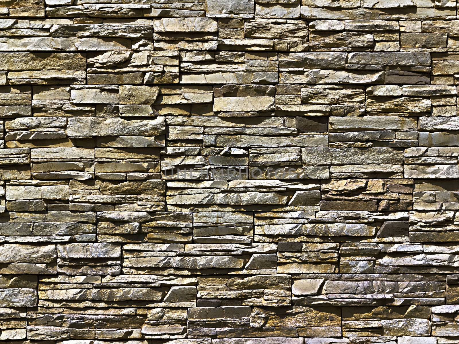 wall of rough stones  by Plus69