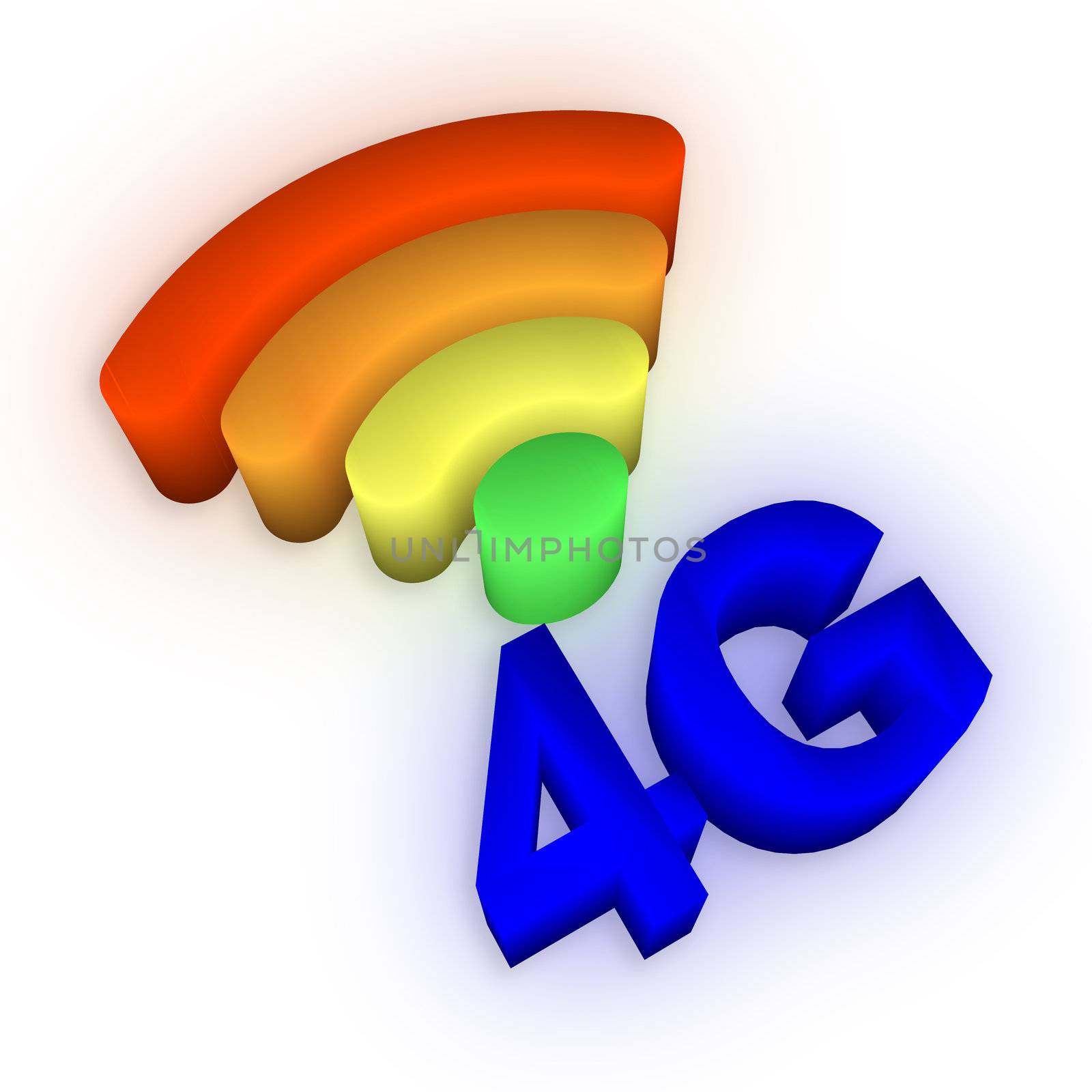 4G and signal symbol by geargodz